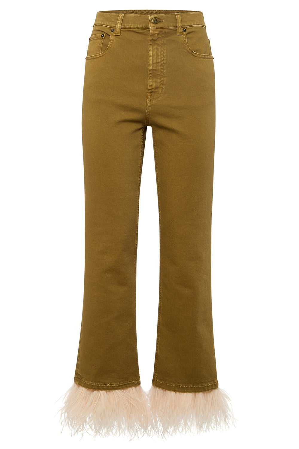 LA DOUBLEJ-Fancy Crop Jeans-