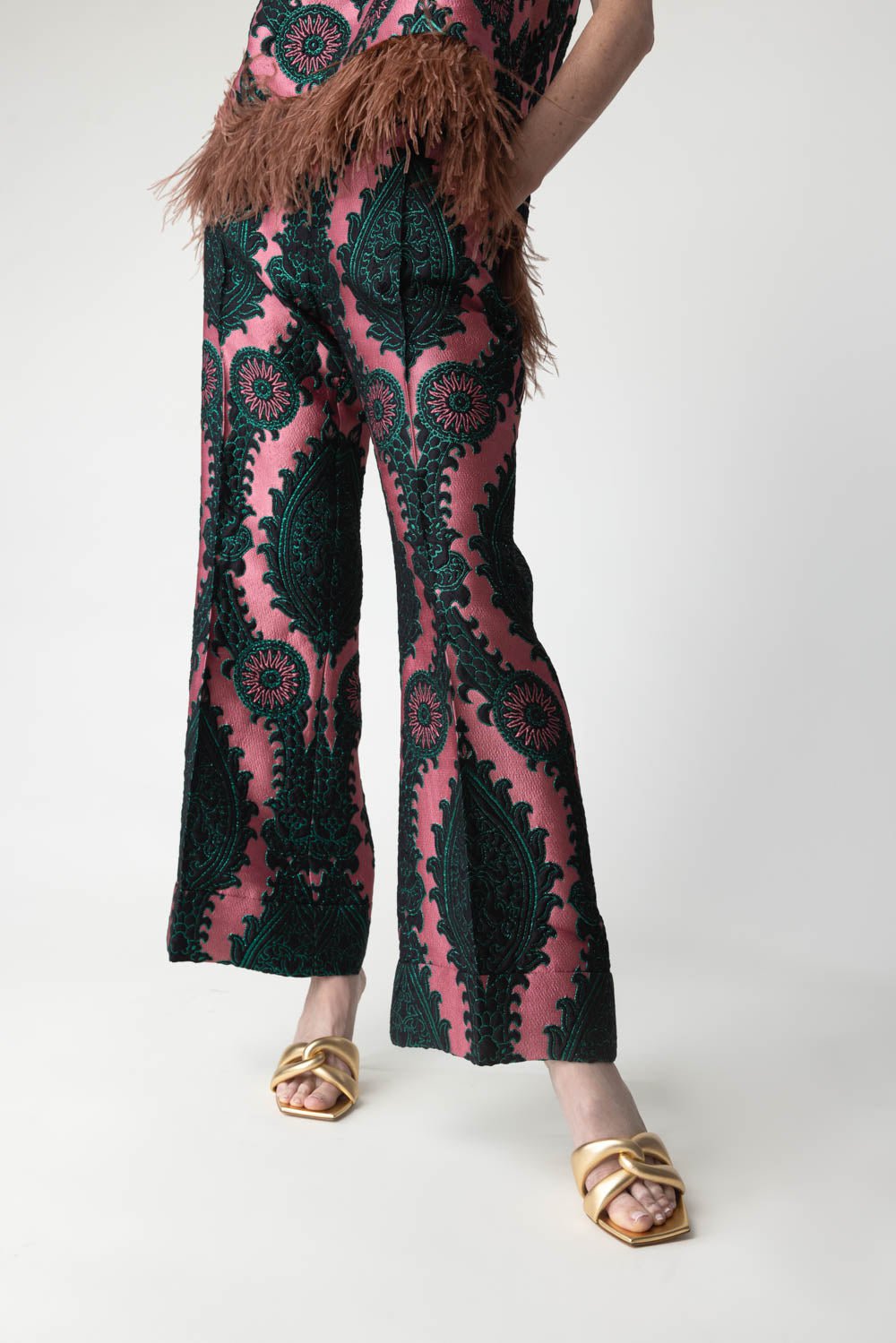 LA DOUBLEJ-Hendrix Pants - Oltrarno Pink-