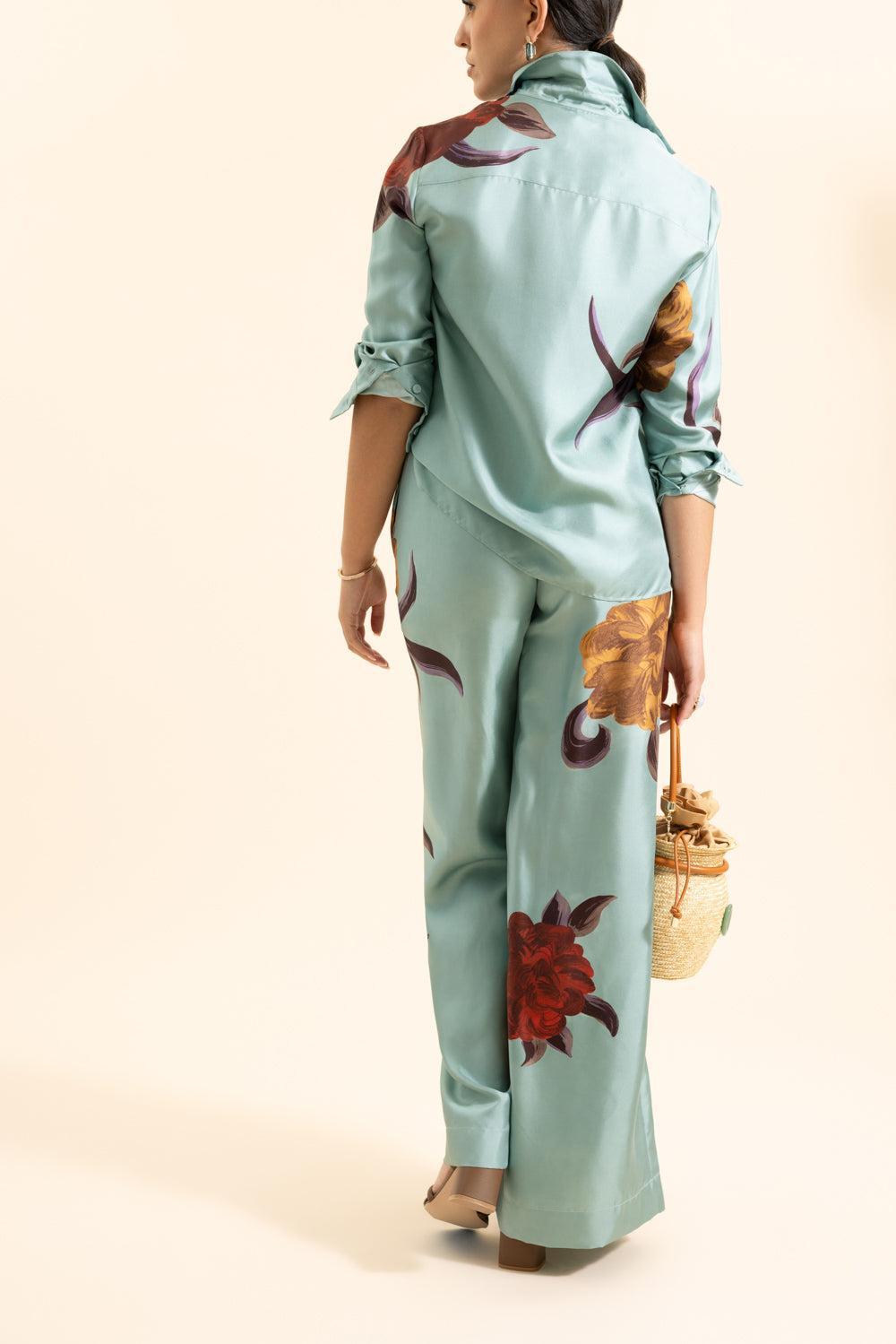 Palazzo Pants - Peony Placée-PEONY-XS-CLOTHINGPANTWIDE LEG-LA DOUBLEJ