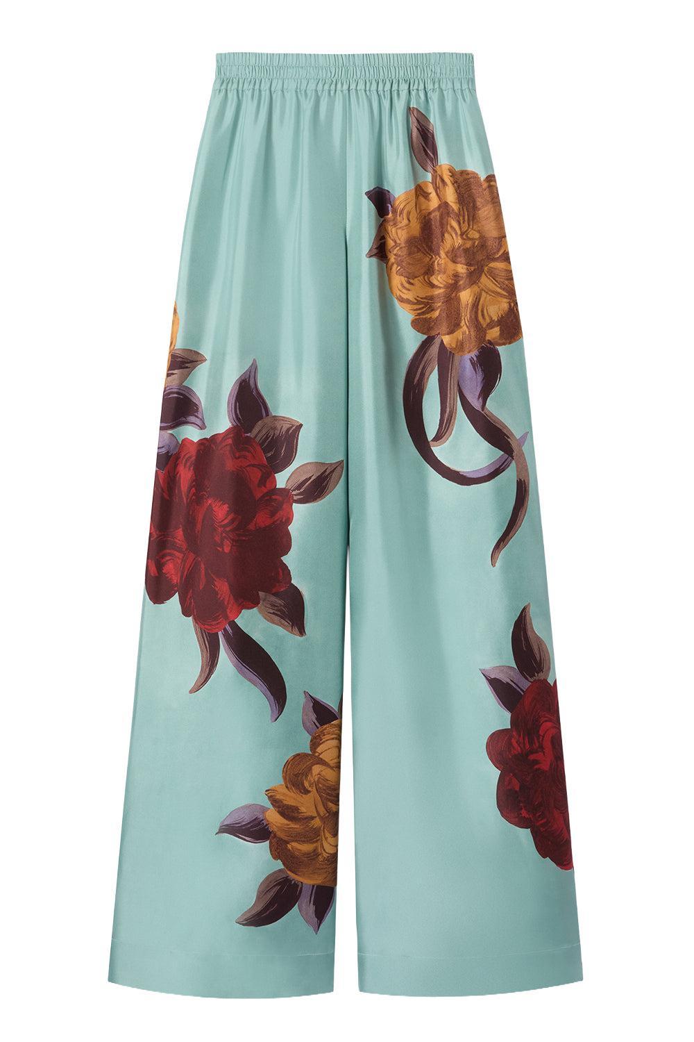 Palazzo Pants - Peony Placée-PEONY-XS-CLOTHINGPANTWIDE LEG-LA DOUBLEJ