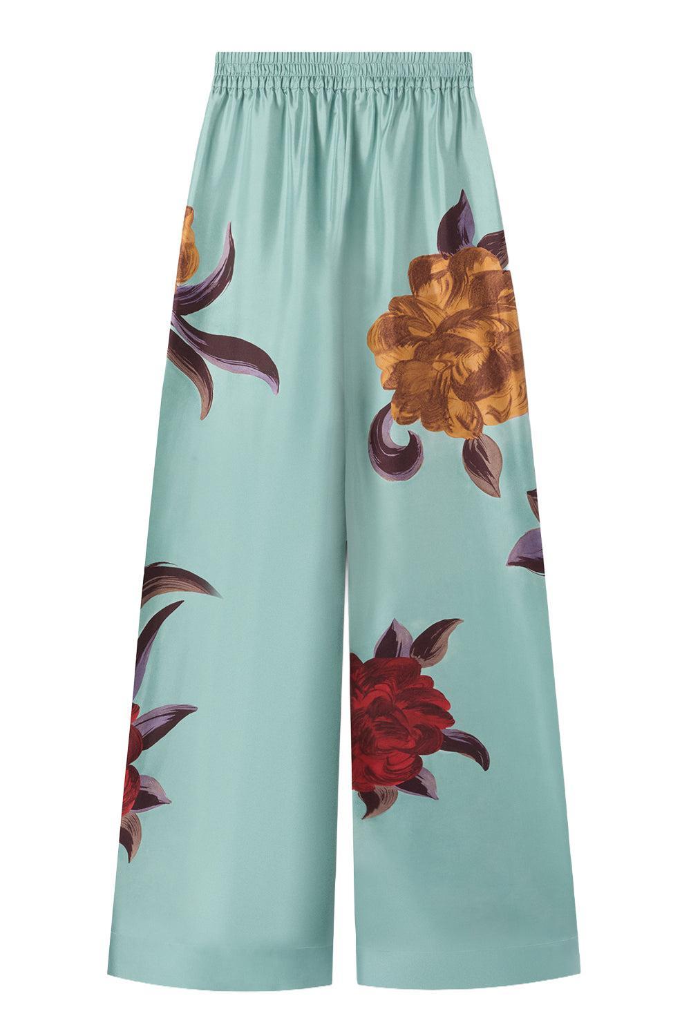 Palazzo Pants - Peony Placée-PEONY-XS-CLOTHINGPANTWIDE LEG-LA DOUBLEJ