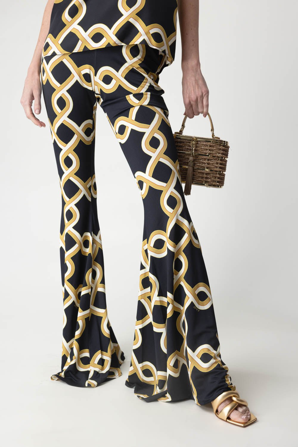 LA DOUBLEJ-Saturday Night Pants - Tackle Black-