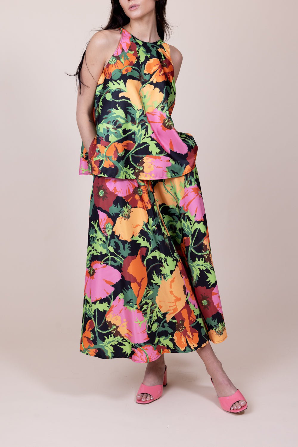 LA DOUBLEJ-Drawstring Skirt-