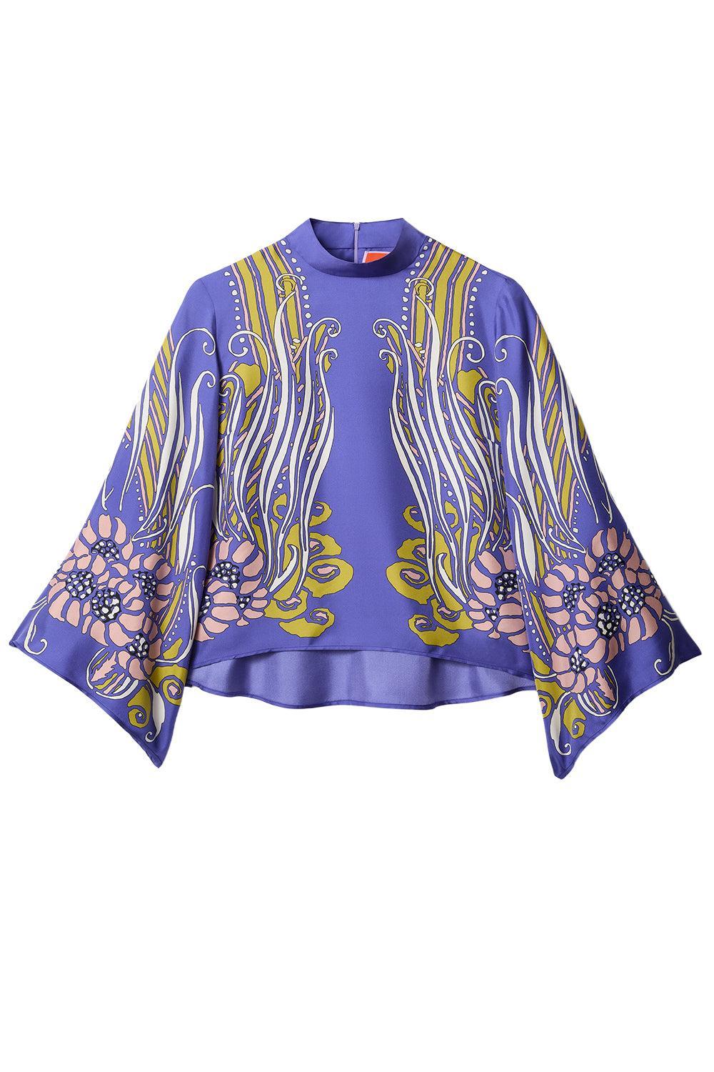 Make An Exit Top - Atlantis Placee-ATLANTIS-XS-CLOTHINGTOPBLOUSE-LA DOUBLEJ