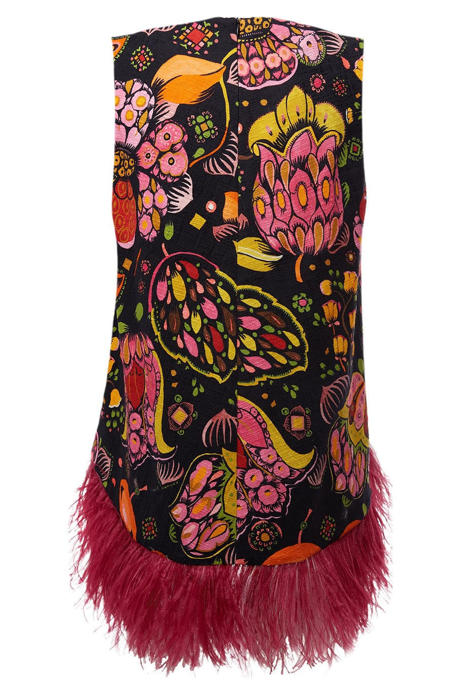 LA DOUBLEJ-La Scala Top With Feathers-