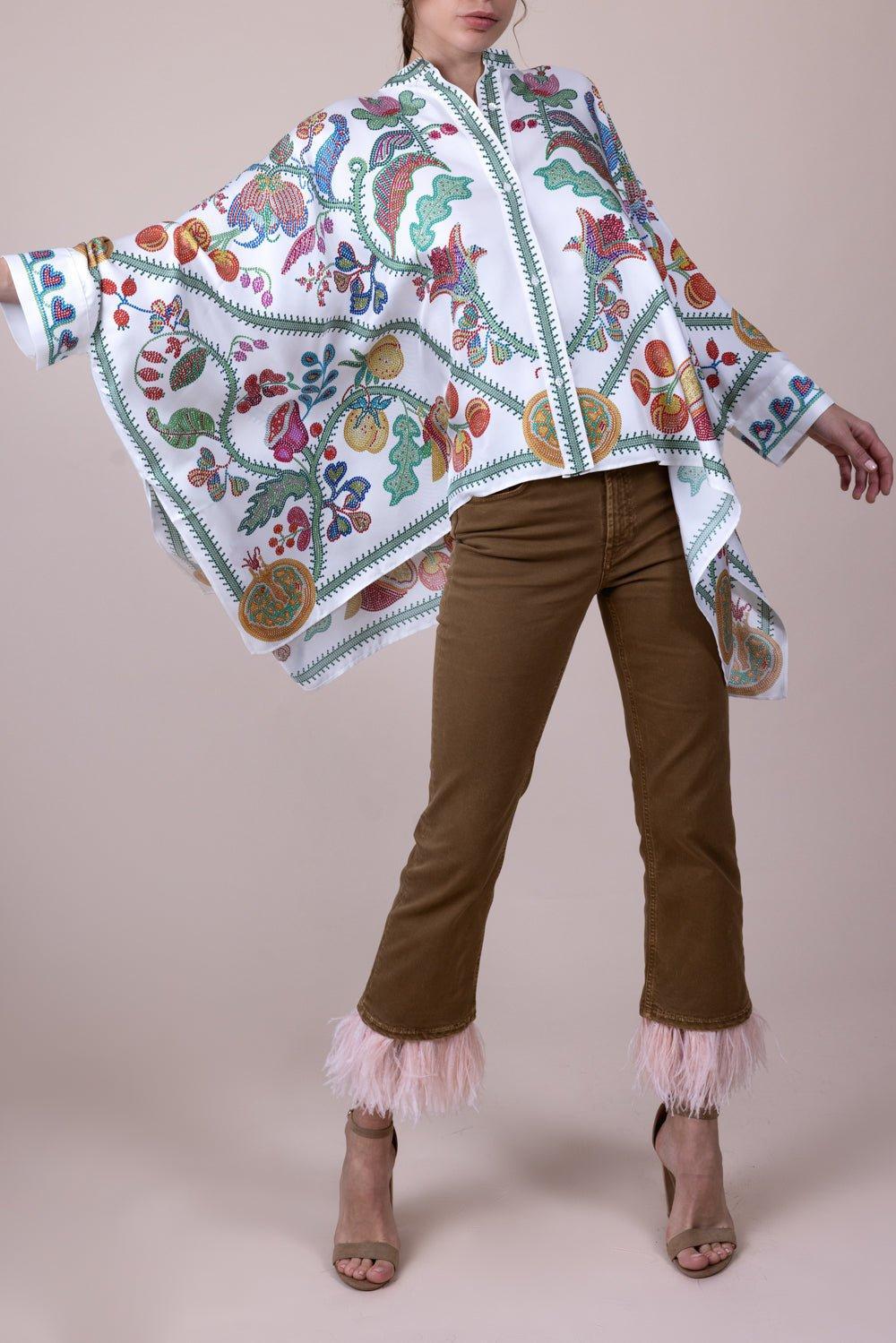 LA DOUBLEJ-Foulard Shirt - Grenadilla-
