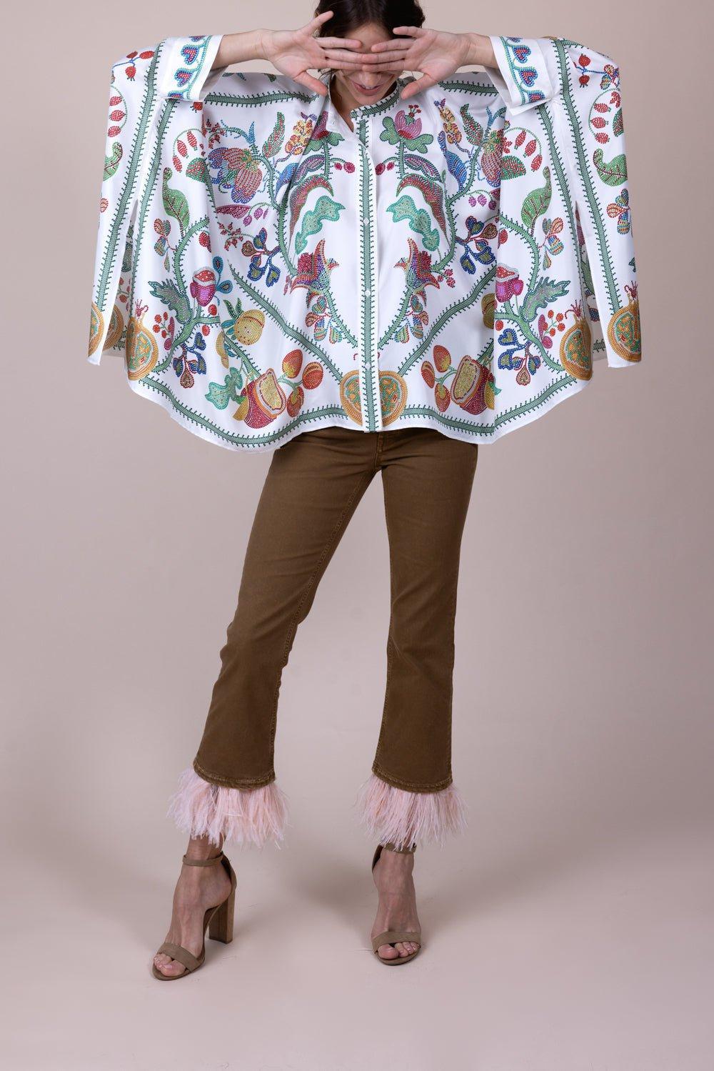 LA DOUBLEJ-Foulard Shirt - Grenadilla-