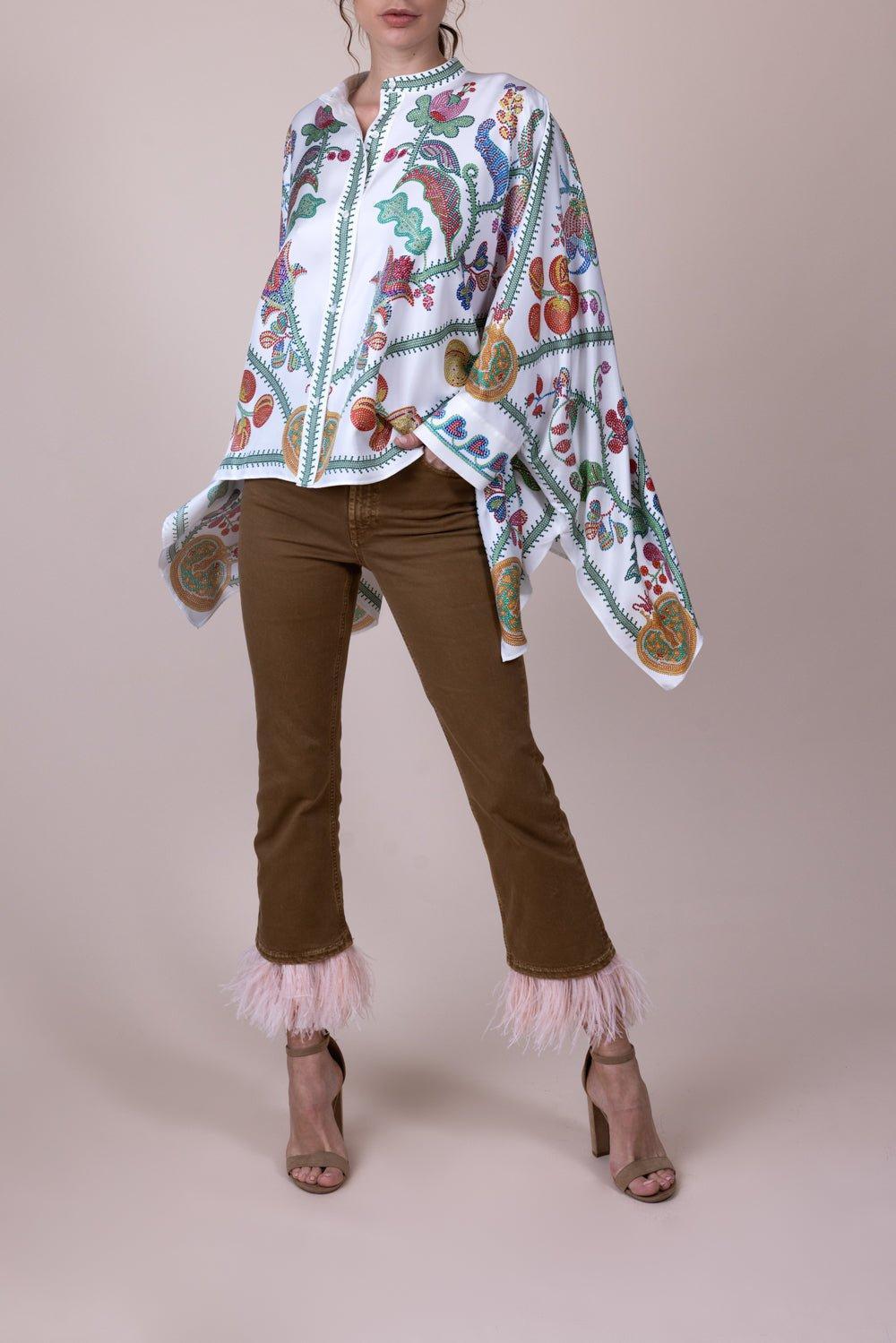 LA DOUBLEJ-Foulard Shirt - Grenadilla-