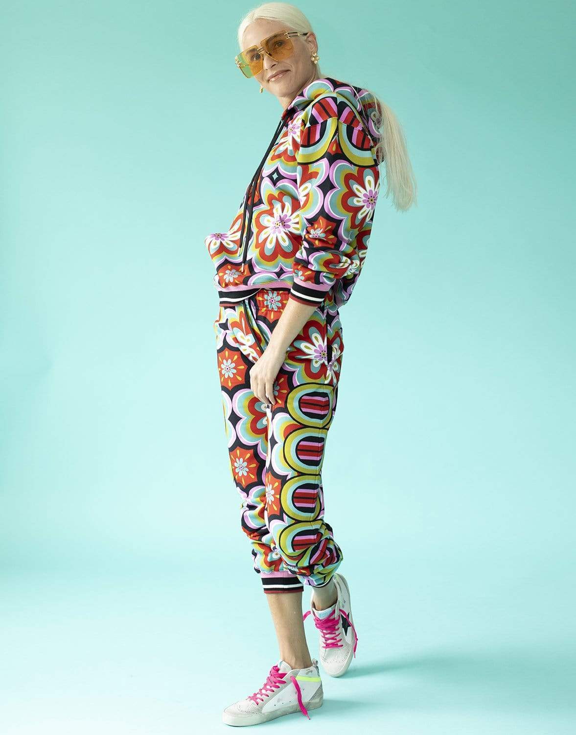 LA DOUBLEJ-Ciccio Rosso in Fleece Sweatshirt-