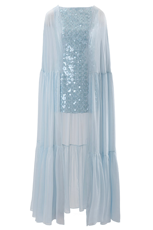 Moonstone Sequin Dress-BLUE-XS-CLOTHINGDRESSCOCKTAIL-LA FUORI