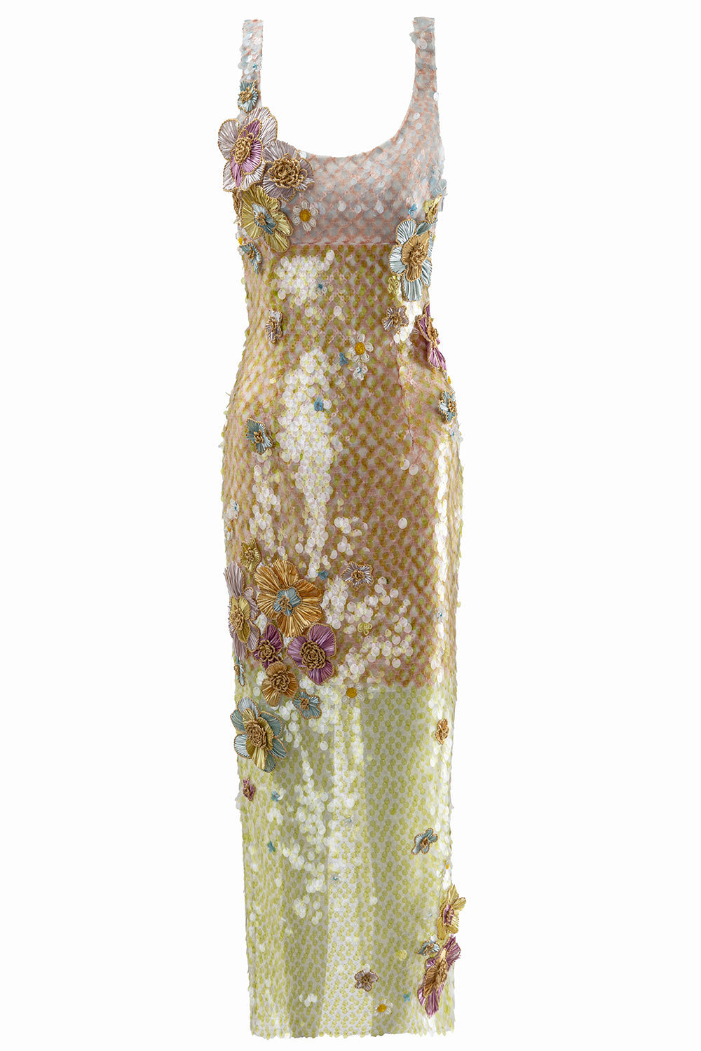  Sunset Bloom Maxi Dress-YELLOW-XS-CLOTHINGDRESSCOCKTAIL-LA FUORI 