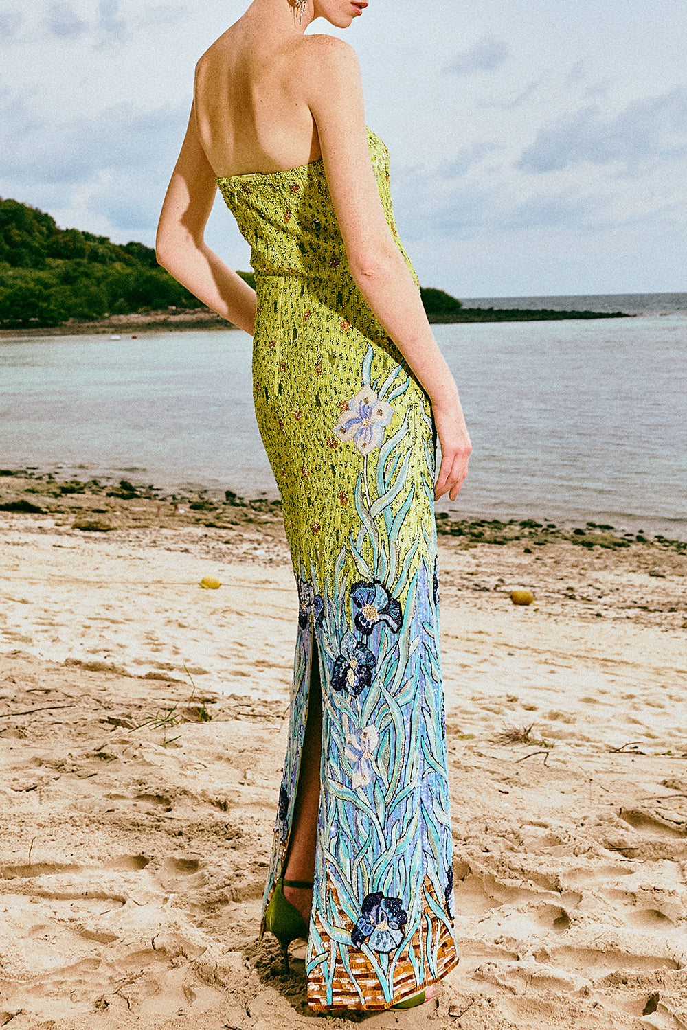Serenade Maxi Dress-GREEN-XS-CLOTHINGDRESSGOWN-LA FUORI