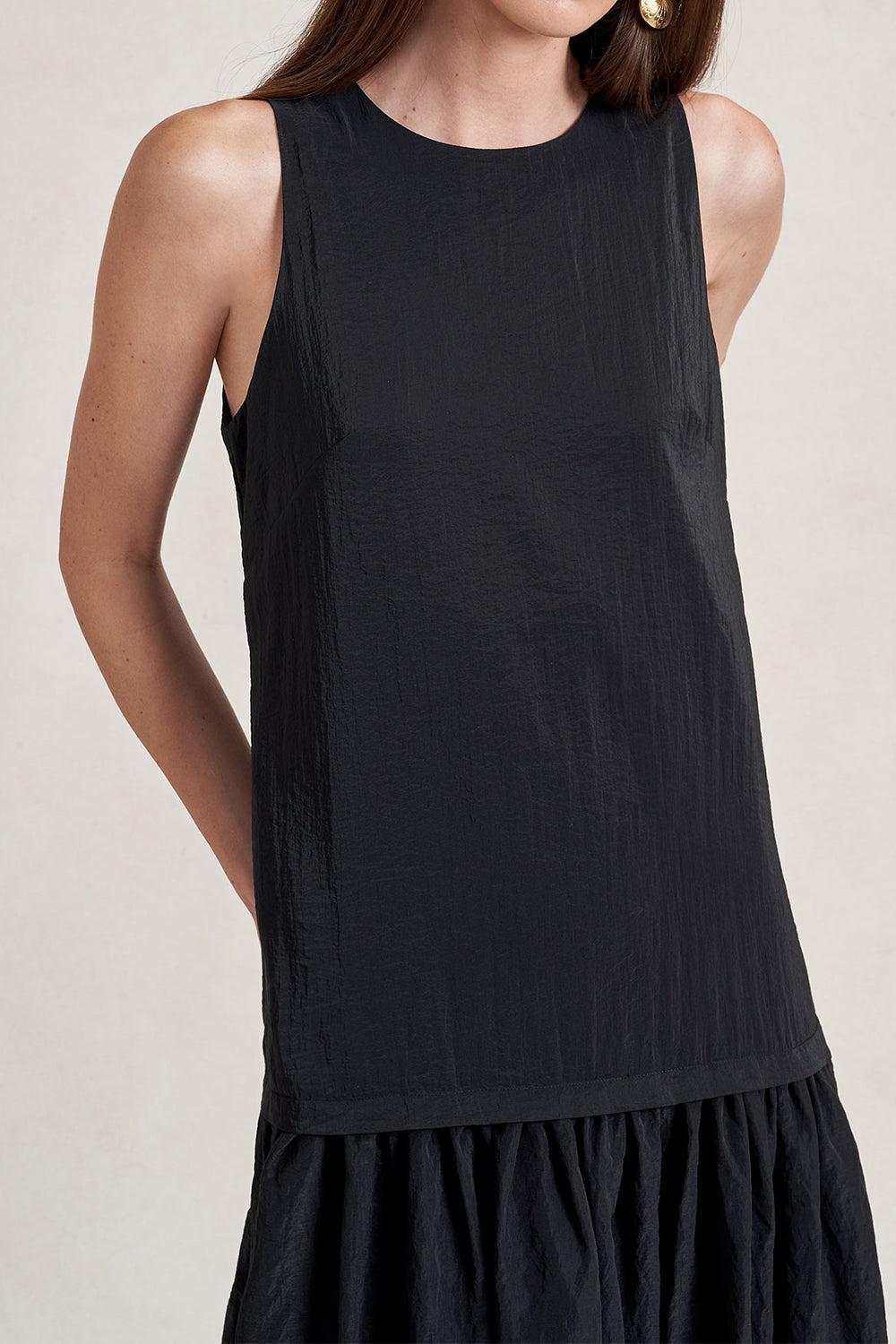 Cornelia Dress - Black-BLACK-XS-CLOTHINGDRESSCASUAL-LA LIGNE