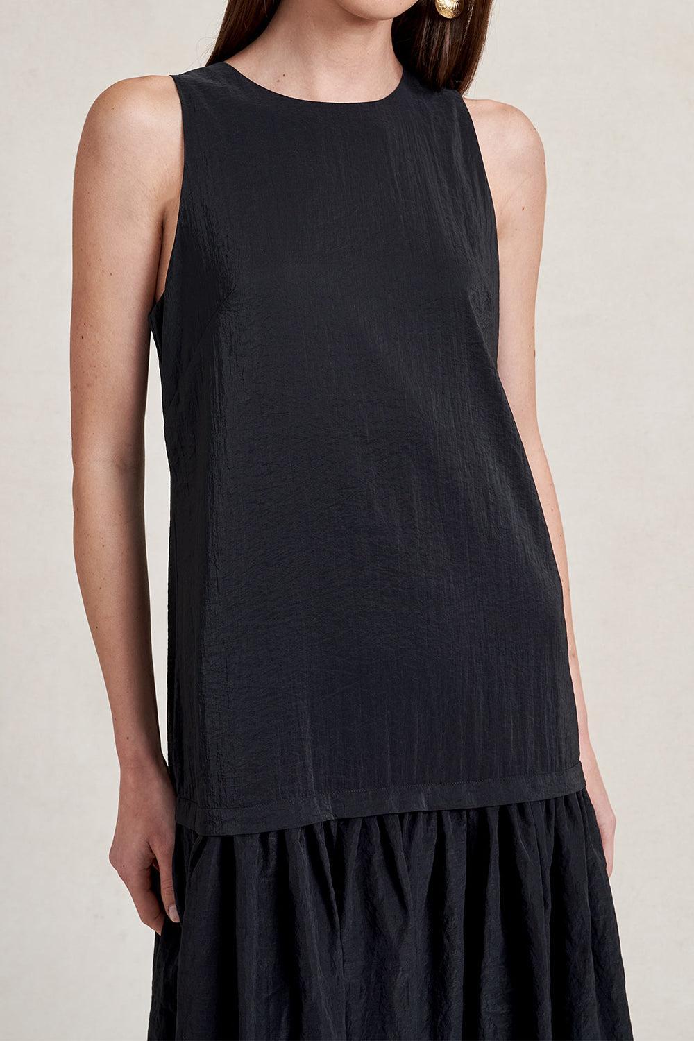 Cornelia Dress - Black-BLACK-XS-CLOTHINGDRESSCASUAL-LA LIGNE