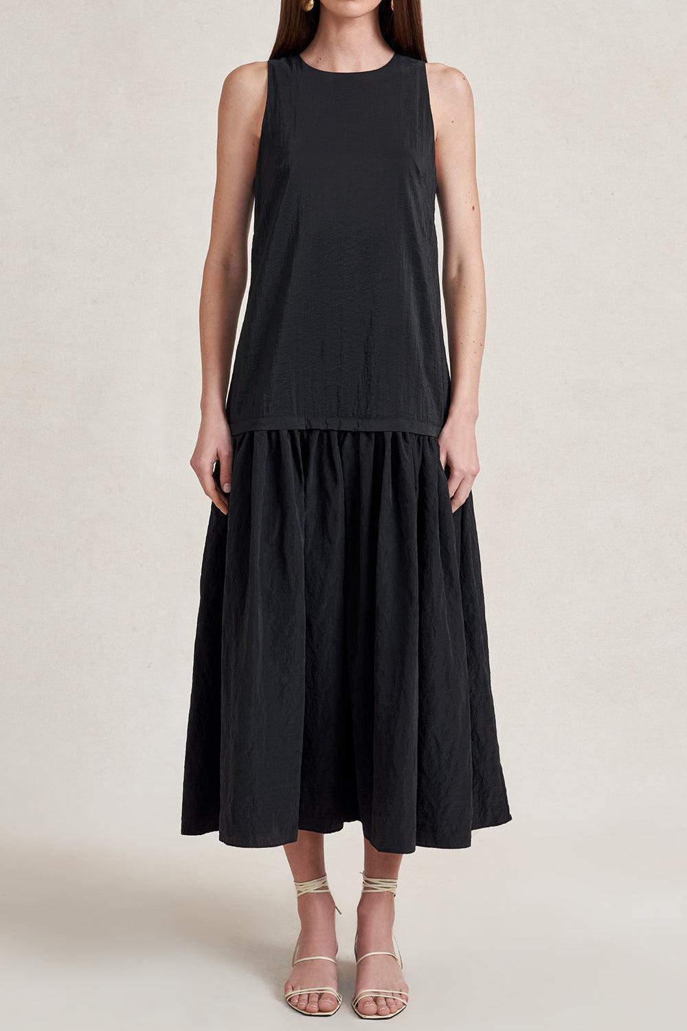 Cornelia Dress - Black-BLACK-XS-CLOTHINGDRESSCASUAL-LA LIGNE