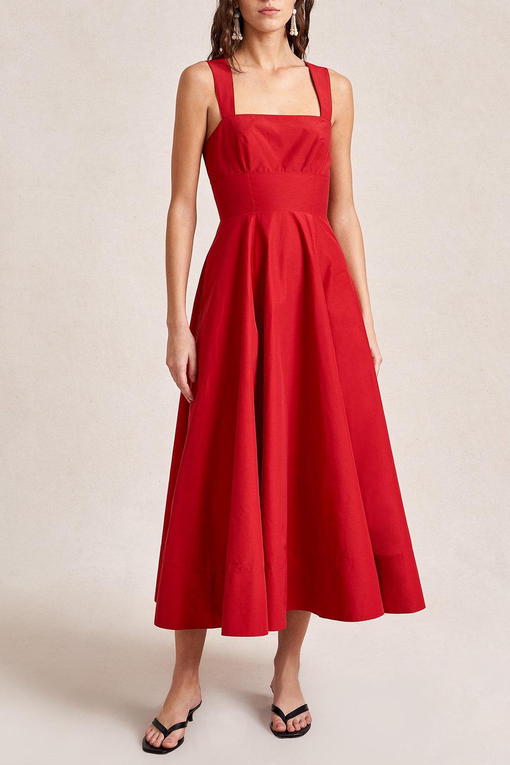 Myrtle Dress-RED-XS-CLOTHINGDRESSCASUAL-LA LIGNE