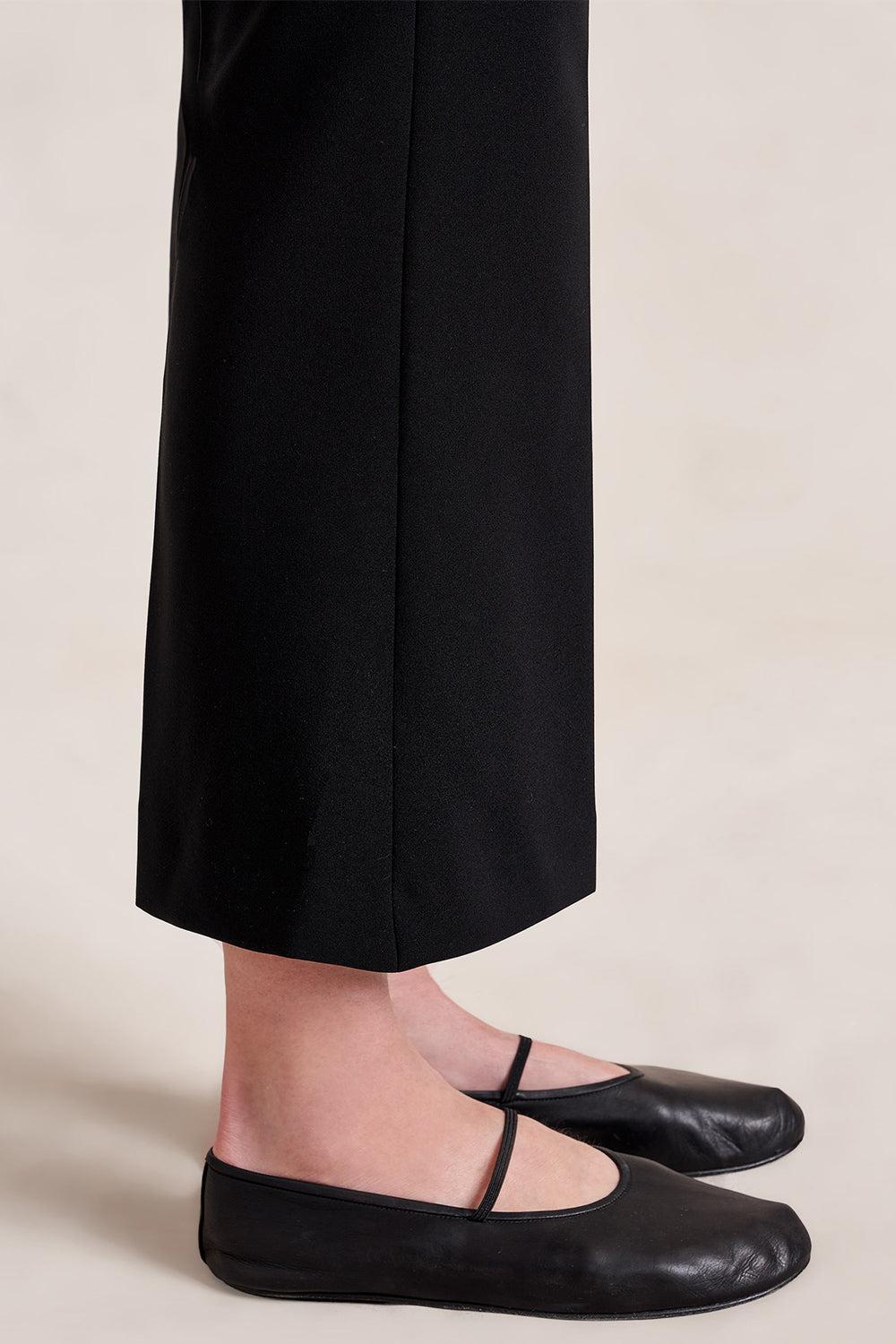 Gaia Trouser - Black-BLACK-XS-CLOTHINGPANTSLIM FIT-LA LIGNE