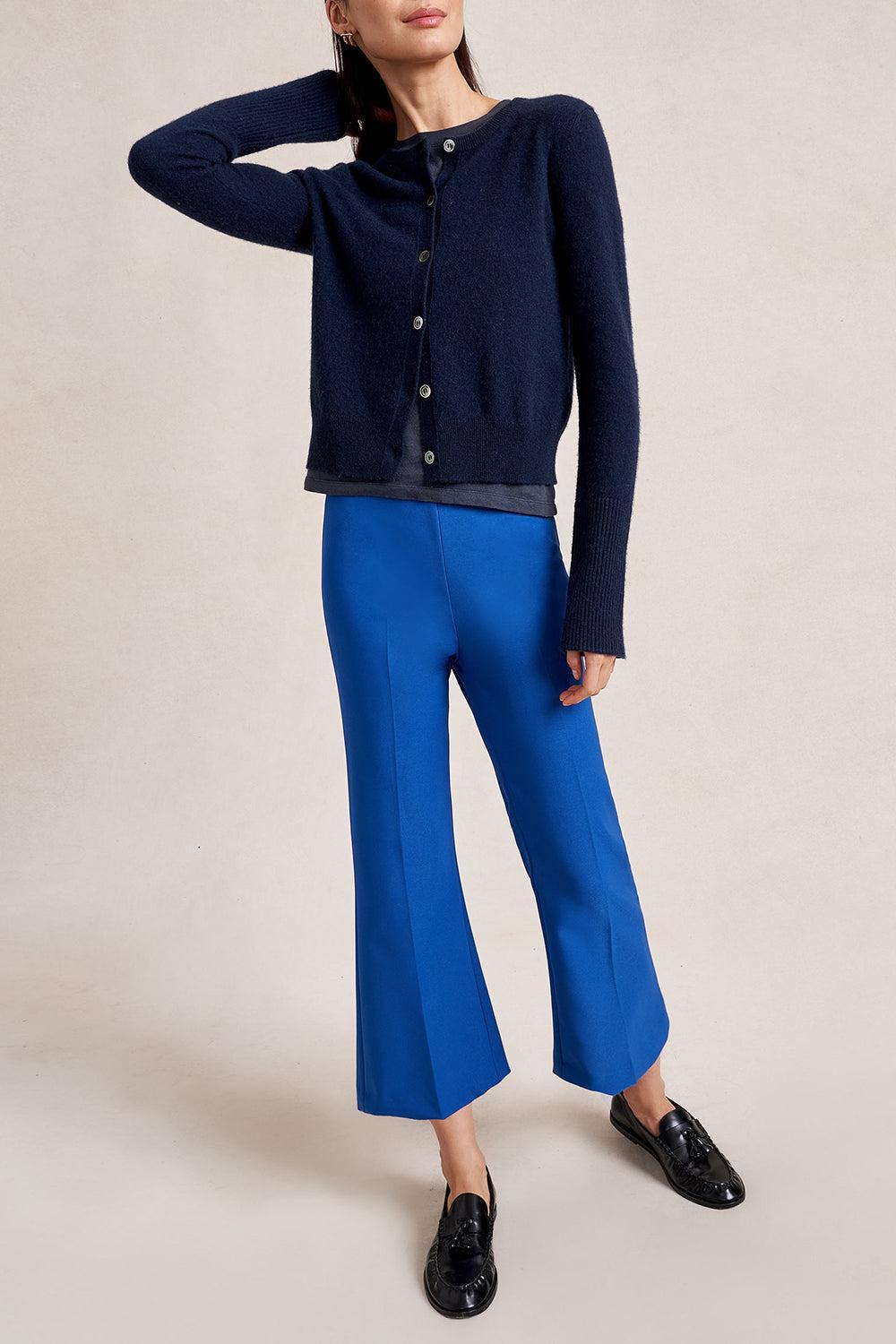 Gaia Trouser - Cobalt-BLUE-XS-CLOTHINGPANTSLIM FIT-LA LIGNE