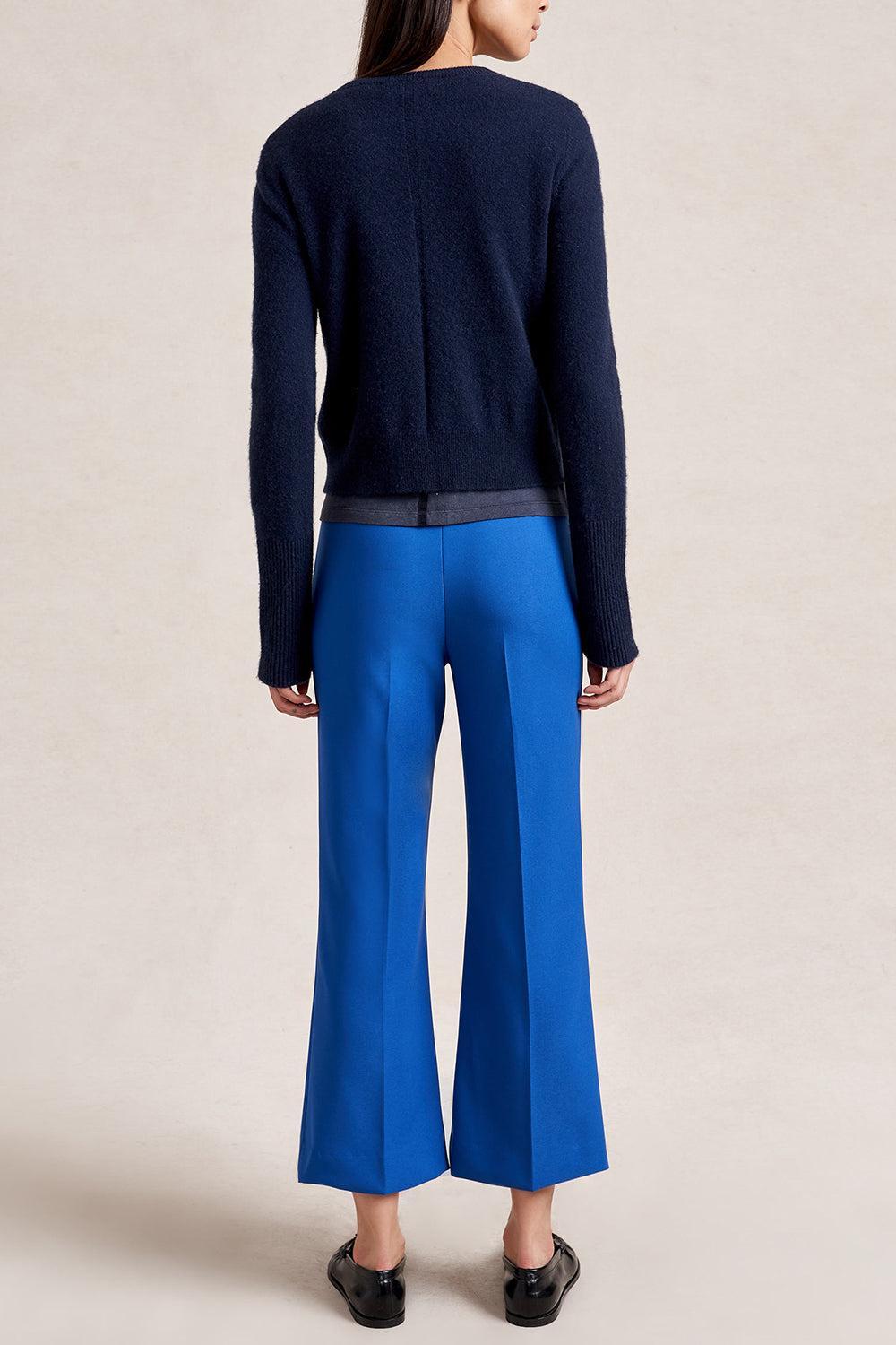 Gaia Trouser - Cobalt-BLUE-XS-CLOTHINGPANTSLIM FIT-LA LIGNE