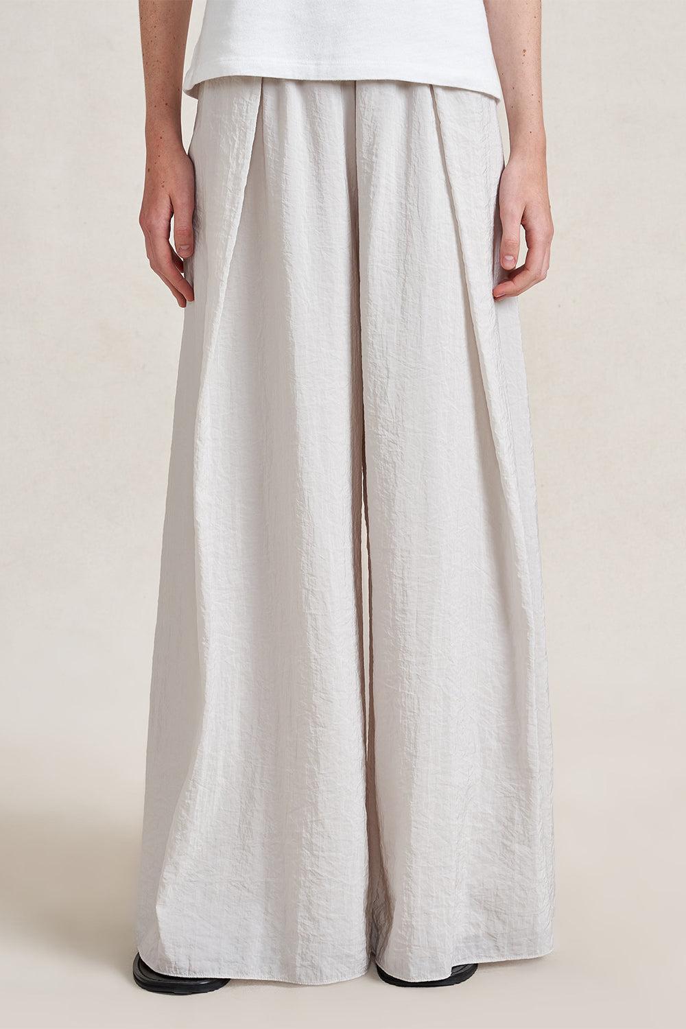 Crosby Pant - Stone-WHITE-XS-CLOTHINGPANTWIDE LEG-LA LIGNE