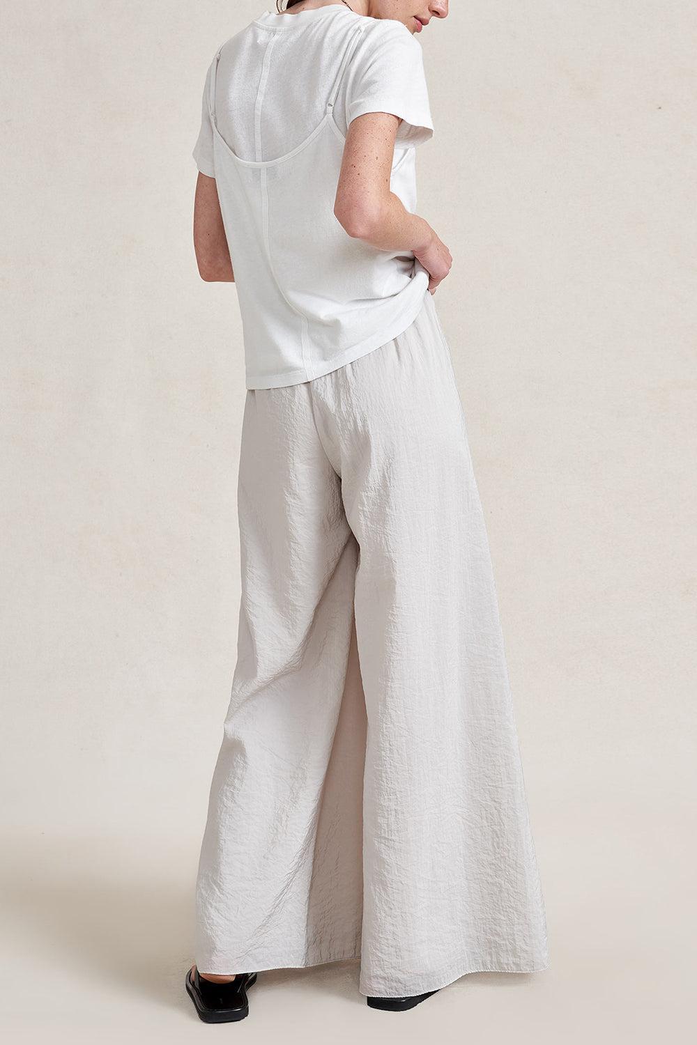 Crosby Pant - Stone-WHITE-XS-CLOTHINGPANTWIDE LEG-LA LIGNE