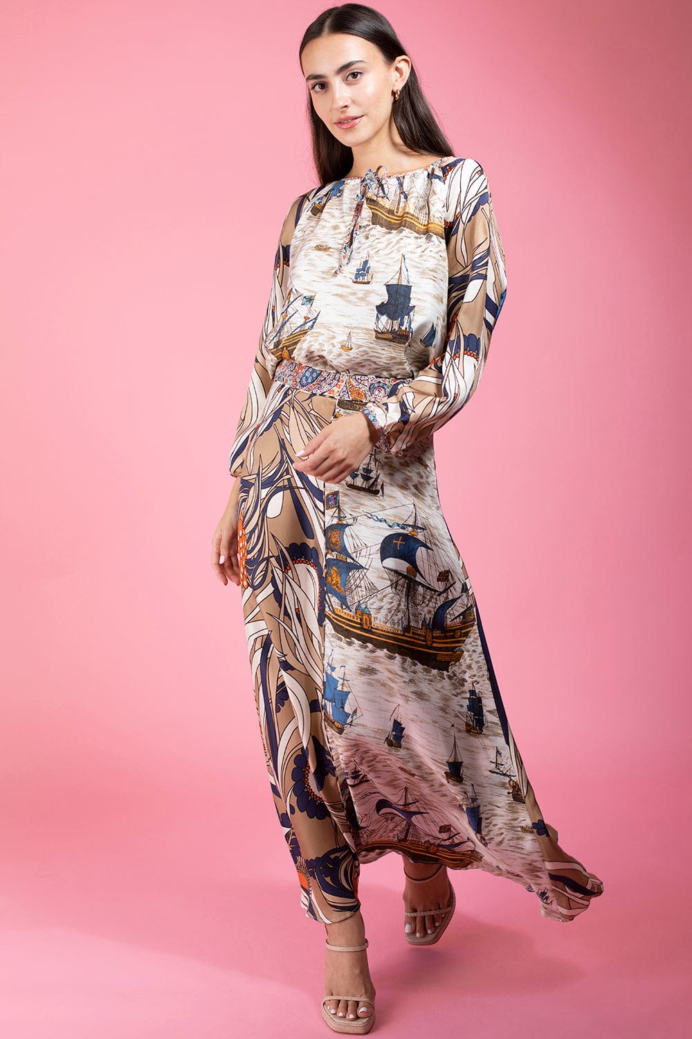 LA PRESTIC OUISTON-Paralong Maxi Skirt-