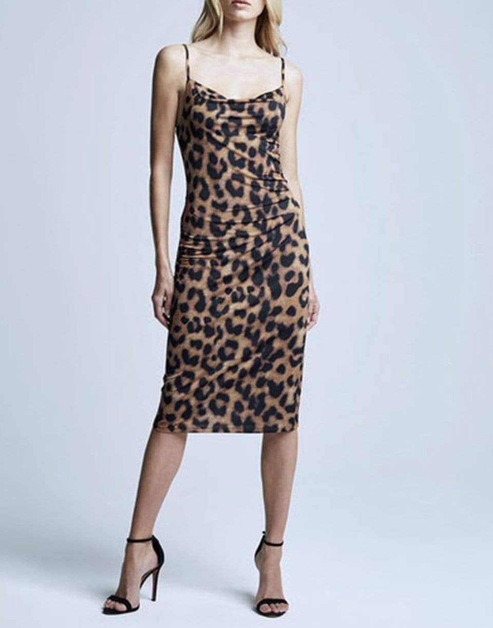 L'AGENCE-Tami Cowl Neck Slip Dress-