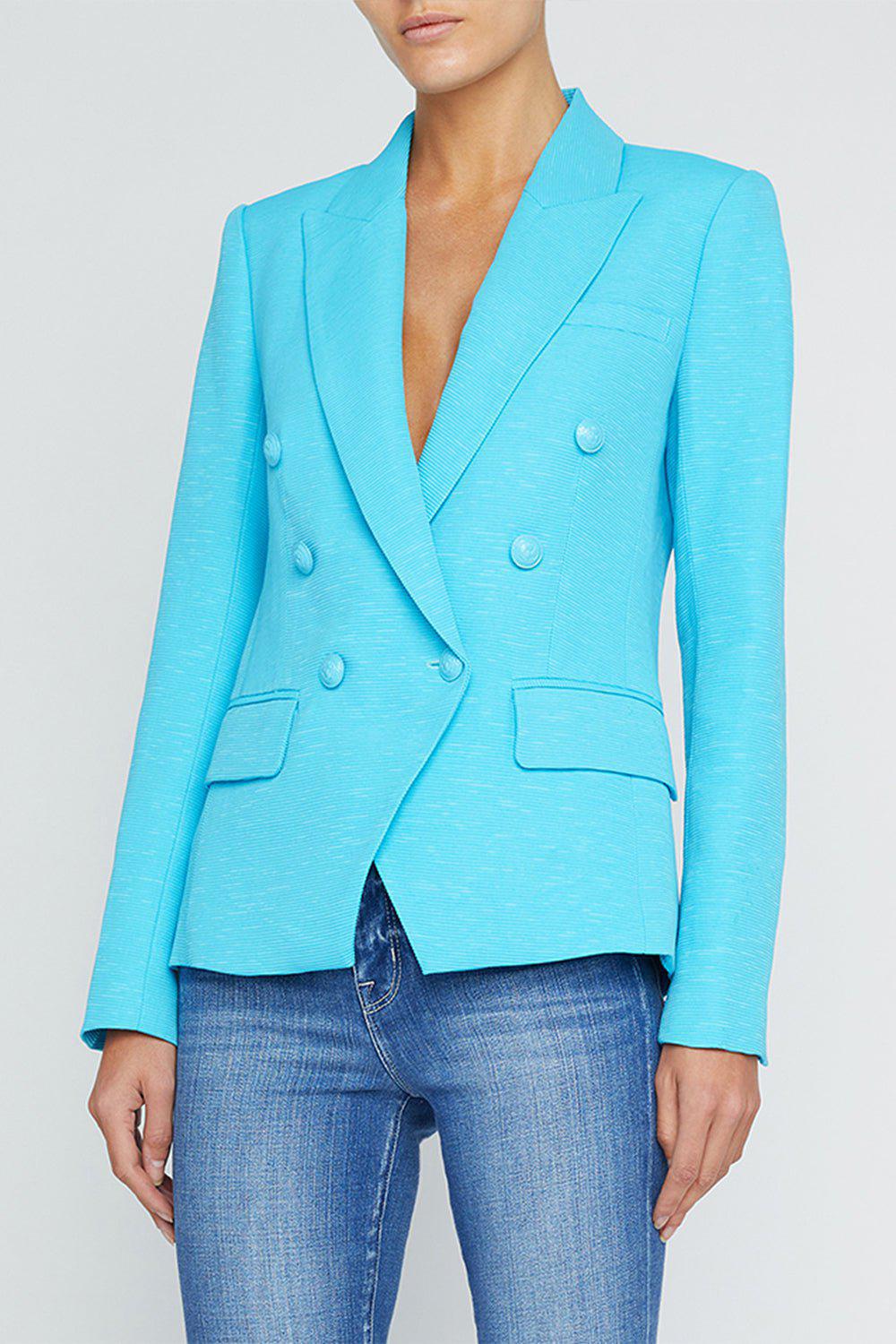 L'AGENCE-Kenzie Blazer - Blue Atoll-