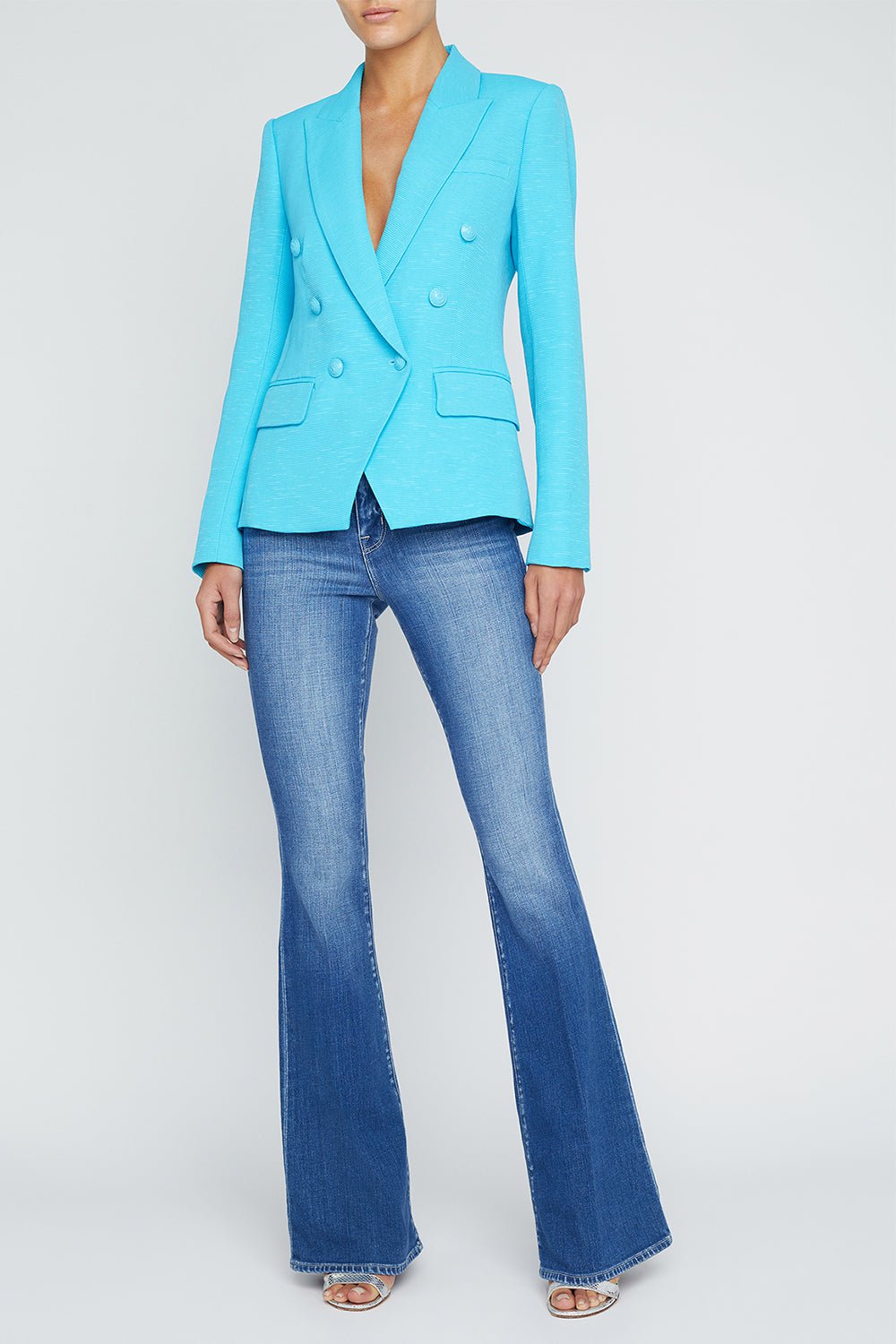 L'AGENCE-Kenzie Blazer - Blue Atoll-