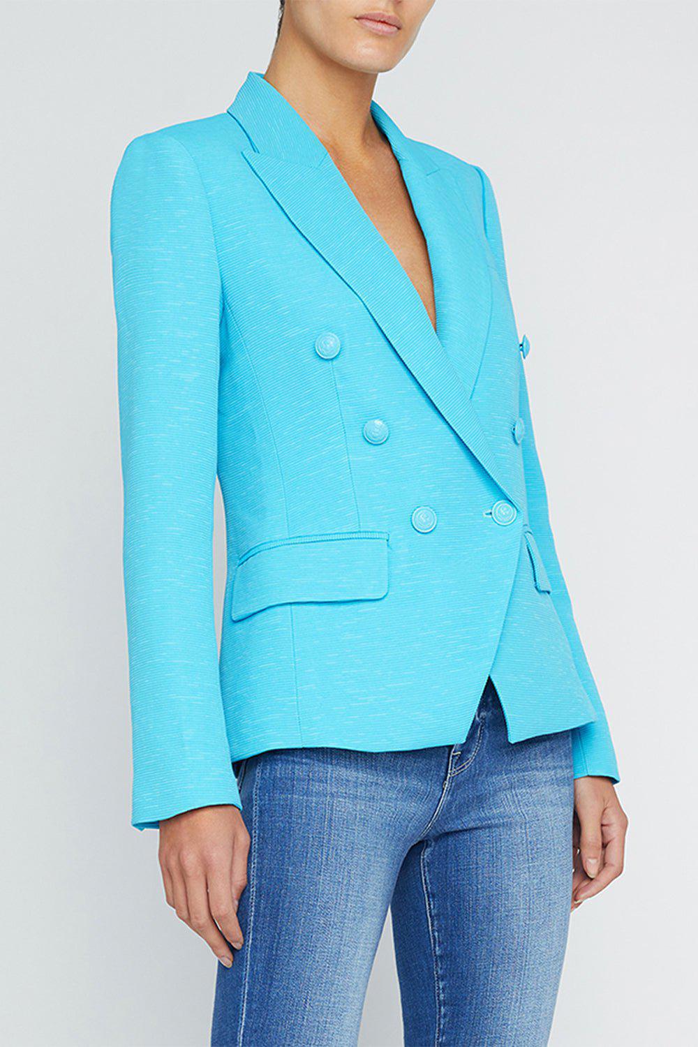 L'AGENCE-Kenzie Blazer - Blue Atoll-