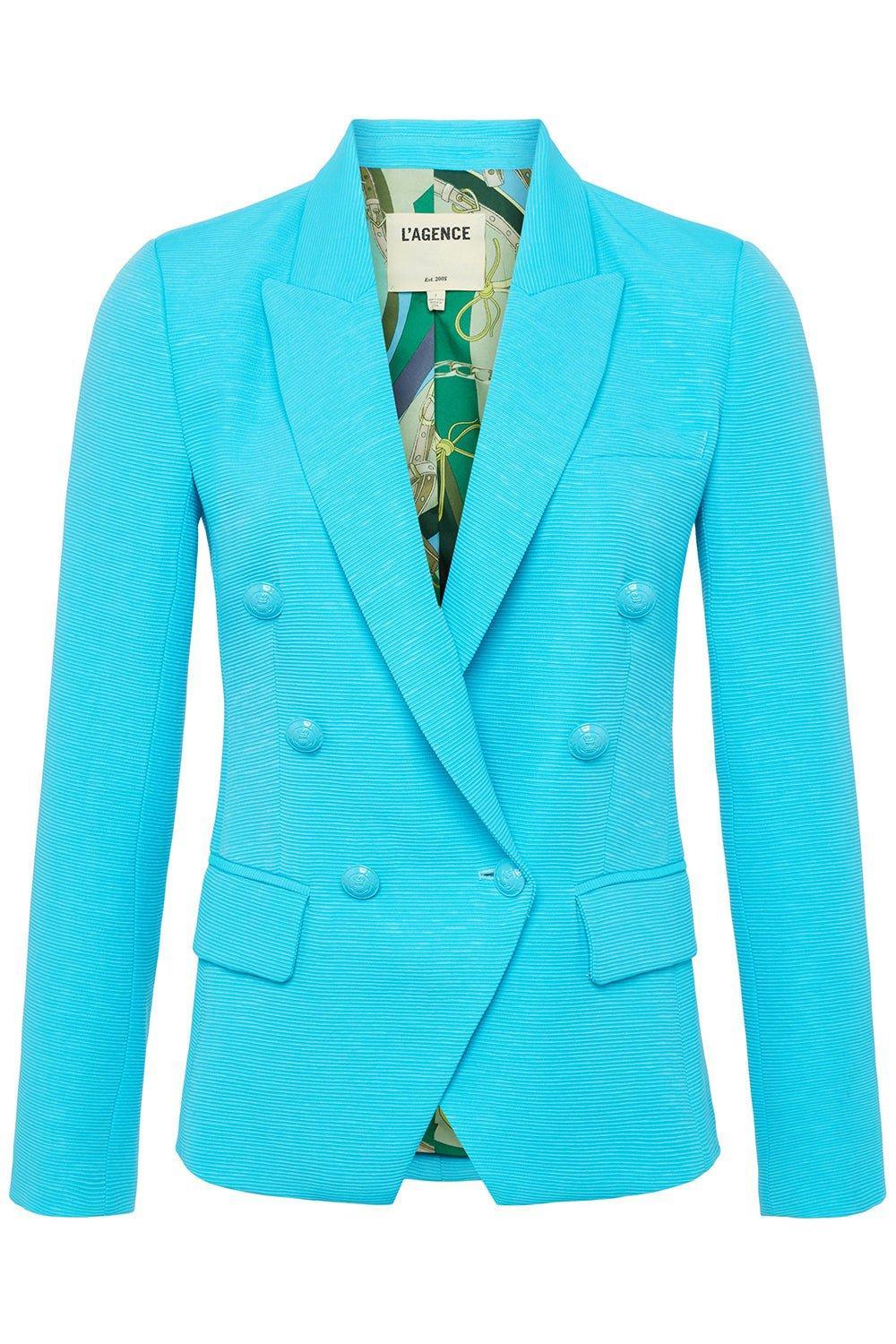 Kenzie Blazer - Blue Atoll | L'AGENCE – Marissa Collections