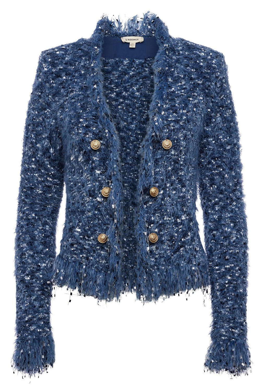 L'AGENCE-Azure Cardigan Blazer-