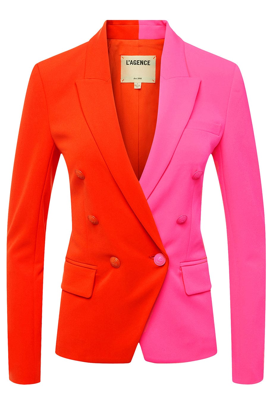 L'AGENCE-Kenzie Double Breasted Blazer-