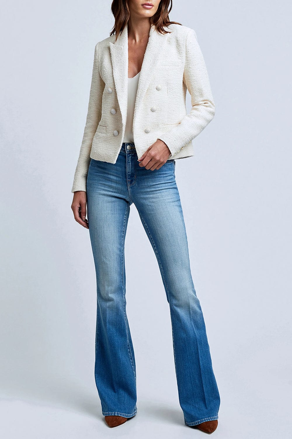 L'AGENCE-Brooke Double Breasted Blazer-