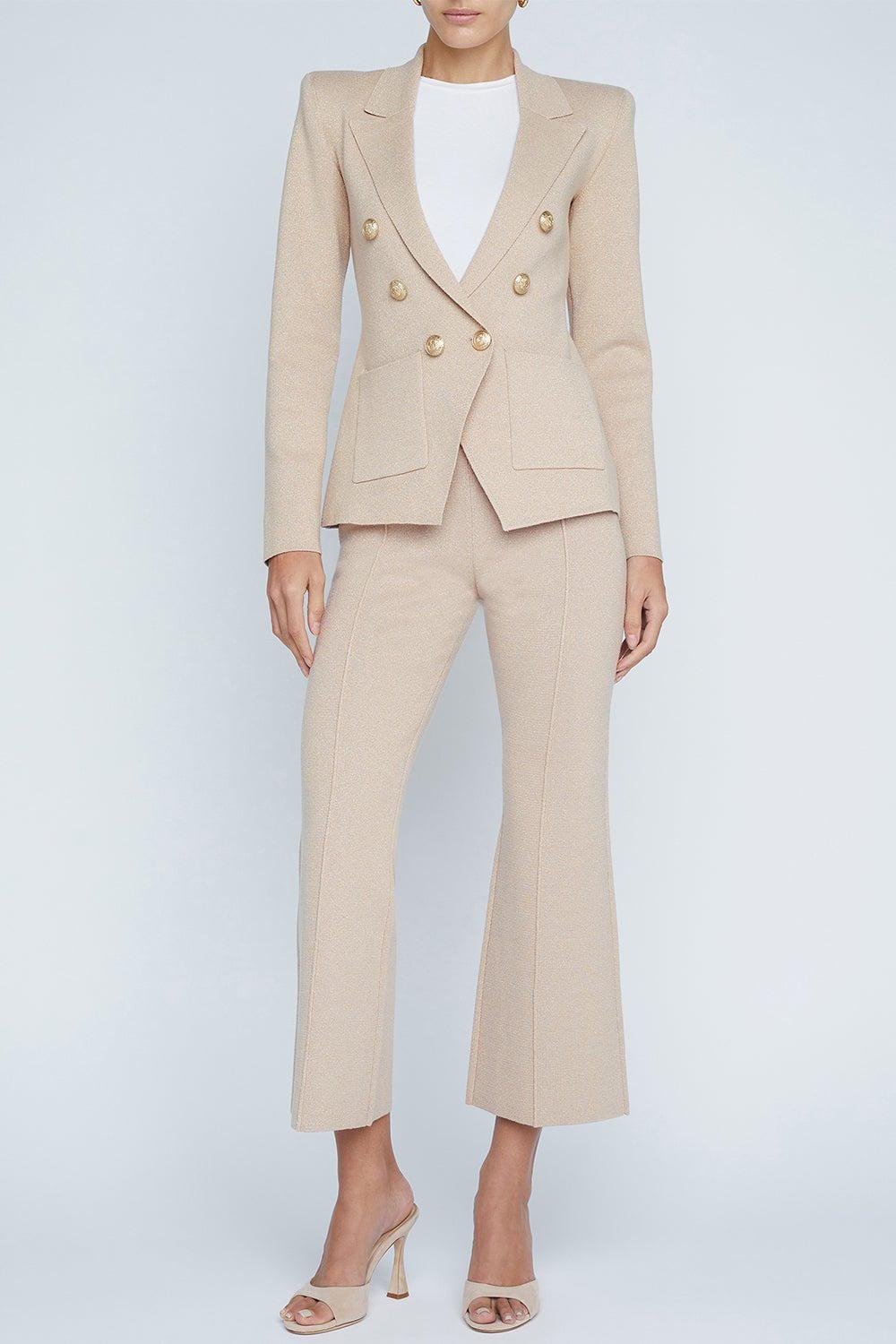 L'AGENCE-Kenzie Metallic Blazer-