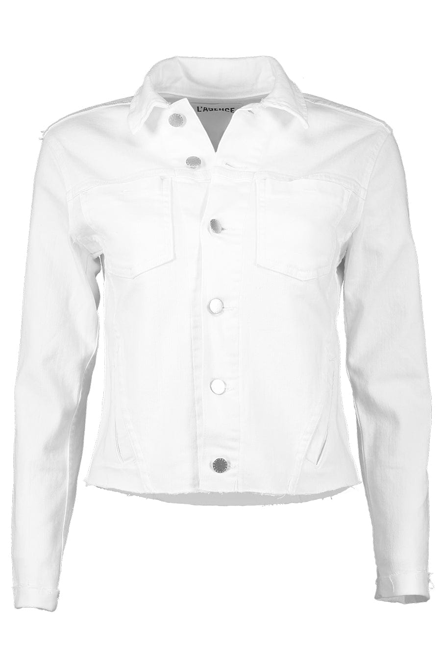 L'AGENCE-Janelle Slim Raw Hem Jacket-