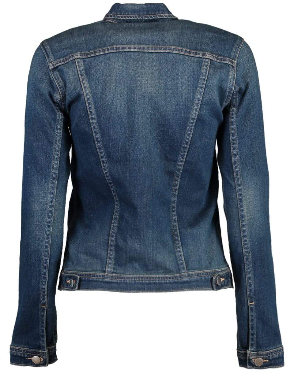 L'AGENCE-Celine Slim Femme Denim Jacket-