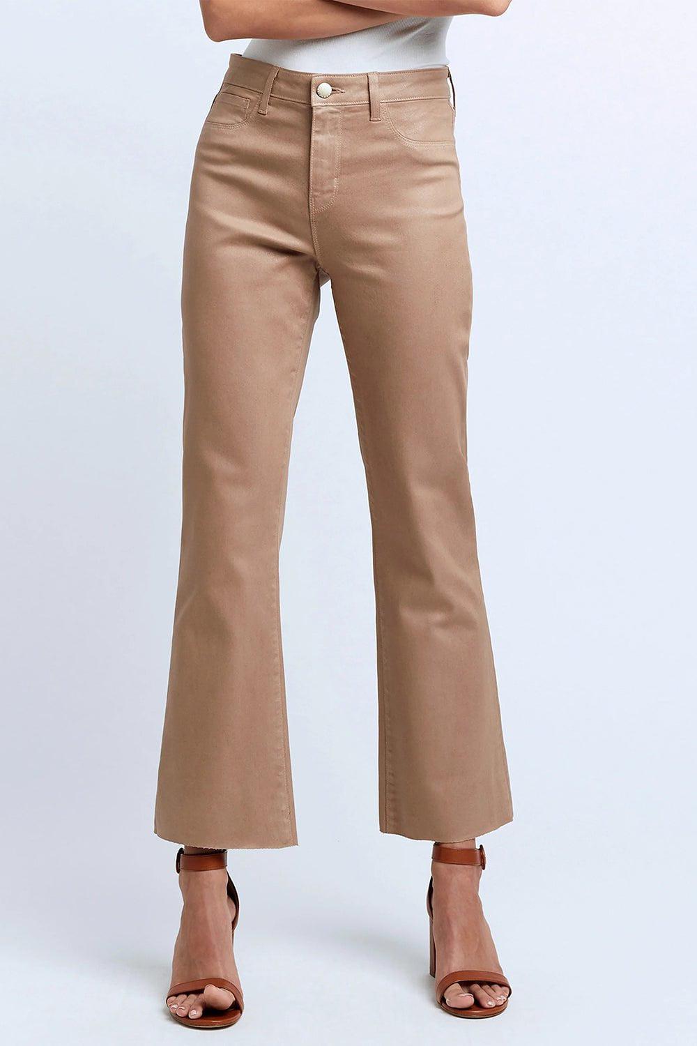 L'AGENCE-Kendra Hi-Rise Crop Flare-