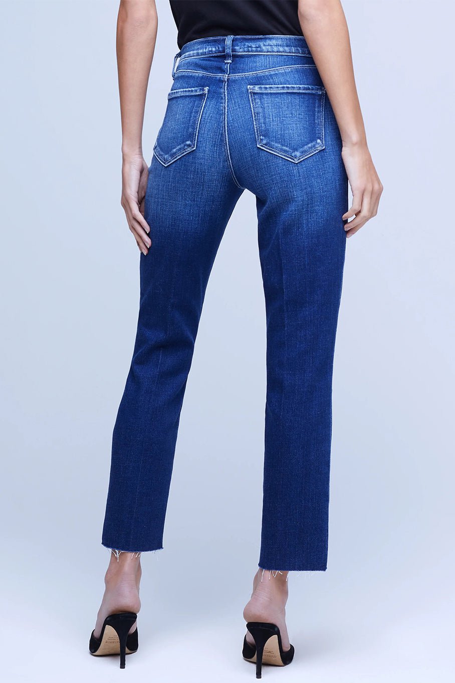 NEW L'agence Sada High Rise Crop Slim in store Size 28