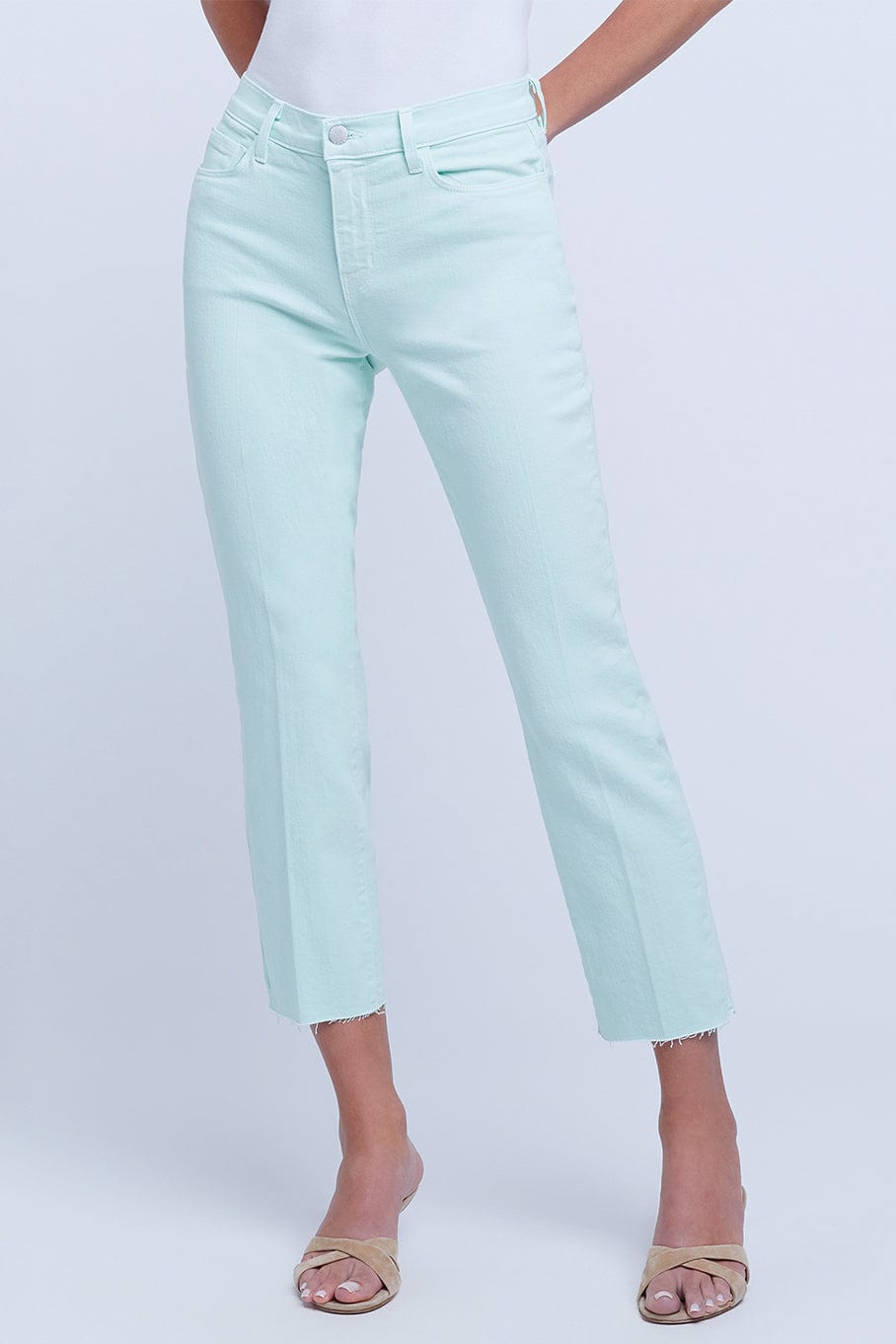 L'AGENCE-Sada High Rise Crop Slim Jean-