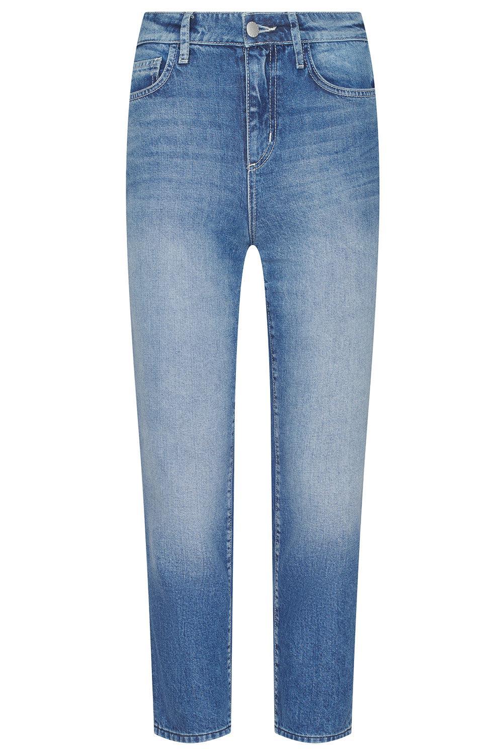 Avena Ultra High Rise Slim Pant-BLUE-24-CLOTHINGPANTDENIM-L'AGENCE