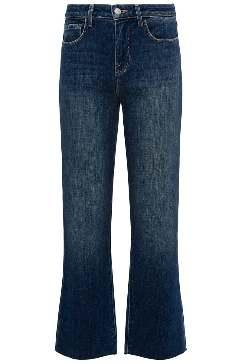 L'AGENCE-Wanda Highrise Crop Wide Leg Jean-