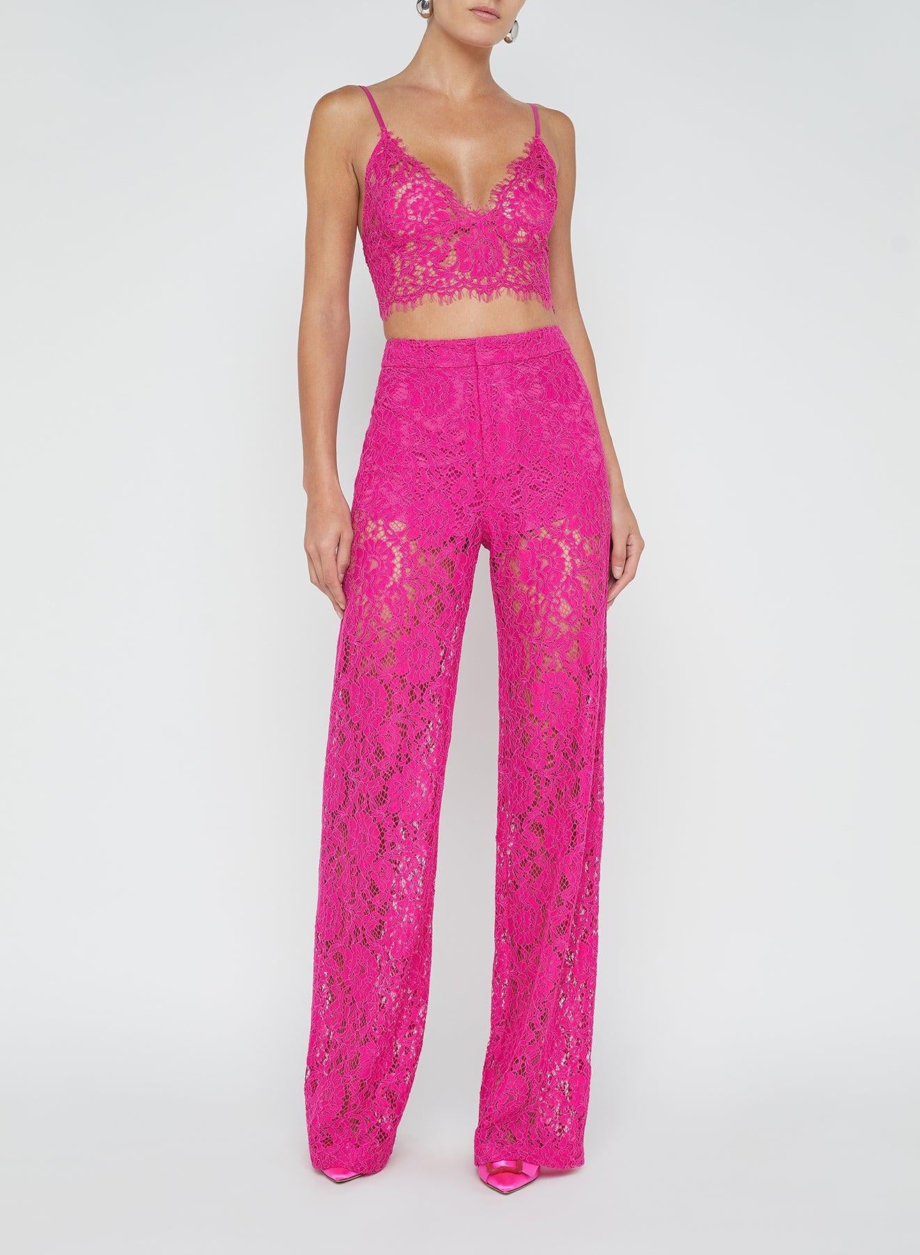 Livvy Trouser - Light Ruby-LT RUBY-2-CLOTHINGPANTEVENING-L'AGENCE