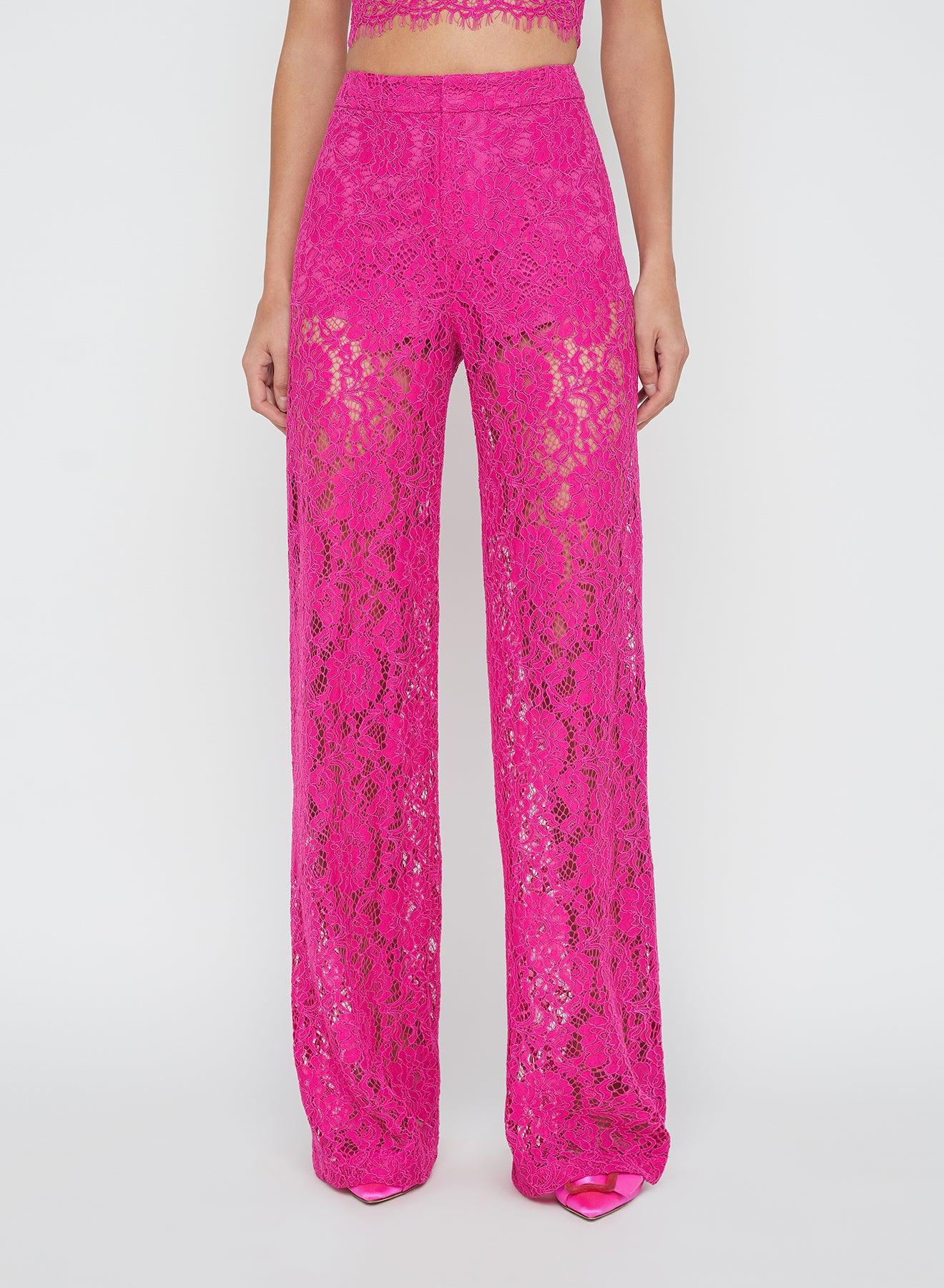 Livvy Trouser - Light Ruby-LT RUBY-2-CLOTHINGPANTEVENING-L'AGENCE