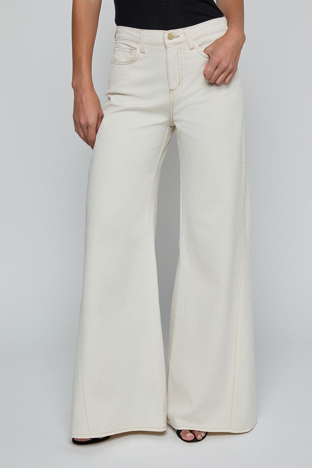 Beau Pant-CREAM-26-CLOTHINGPANTWIDE LEG-L'AGENCE