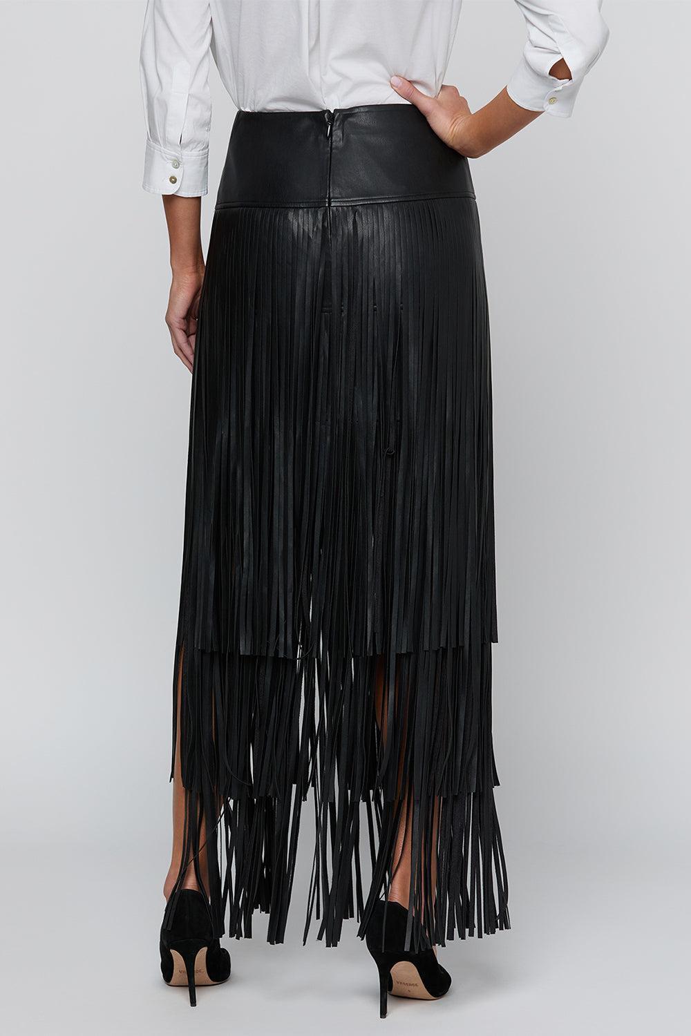 Karolina Skirt - Black-BLACK-2-CLOTHINGSKIRTMAXI-L'AGENCE