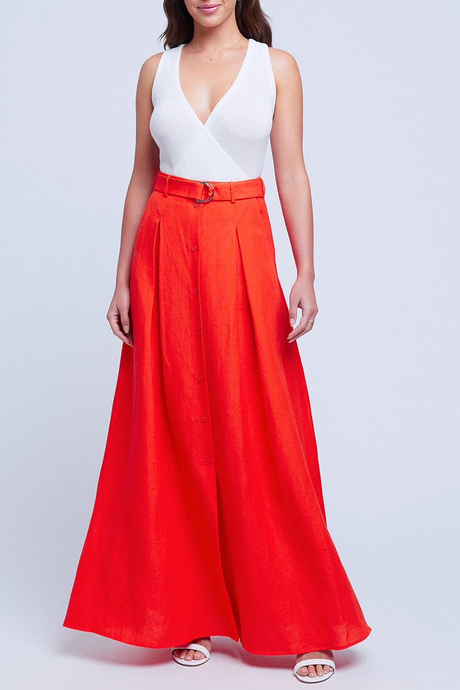 L'AGENCE-Fabianna Belted Skirt-