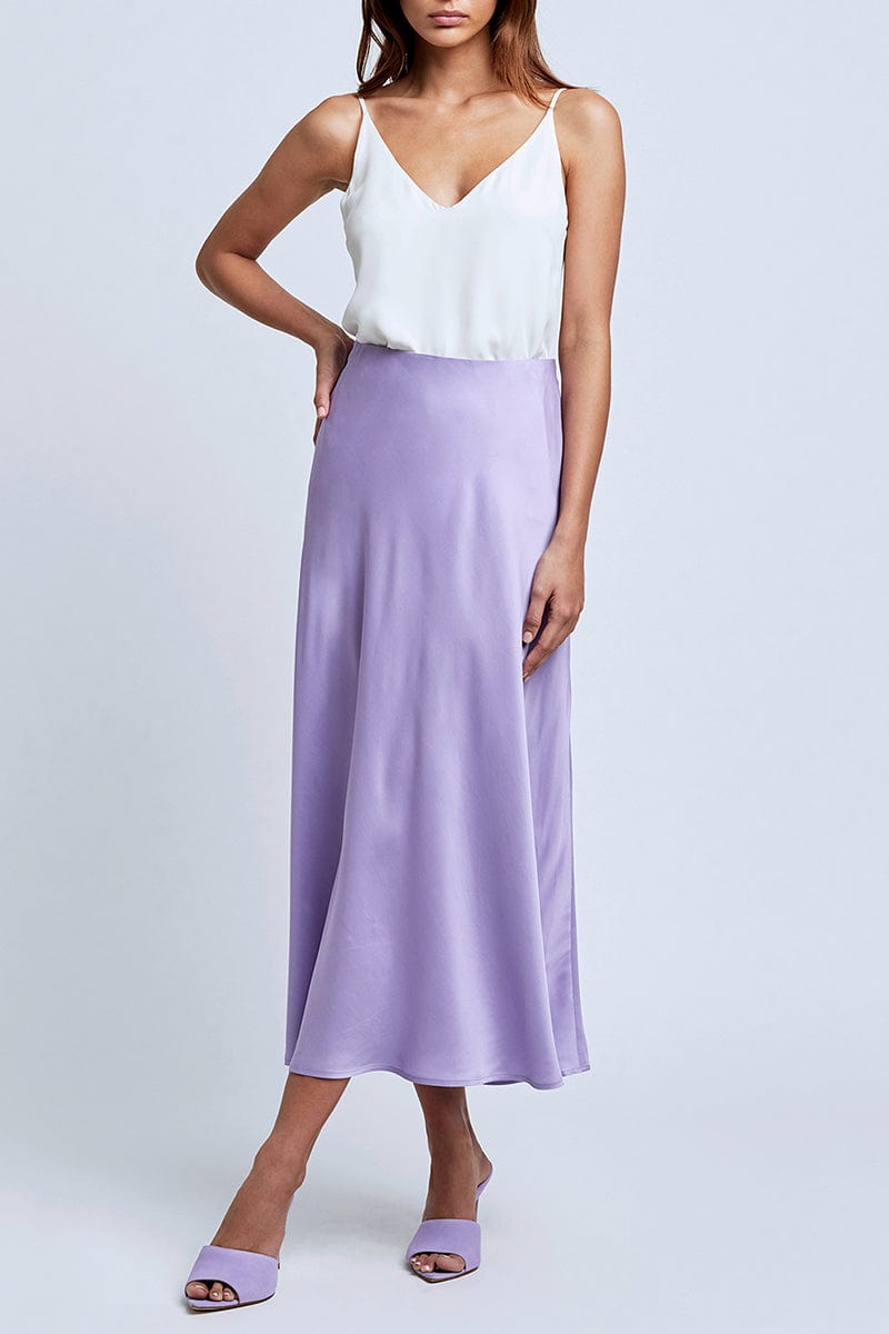 L'AGENCE-Clarisa Bias Midi Skirt-