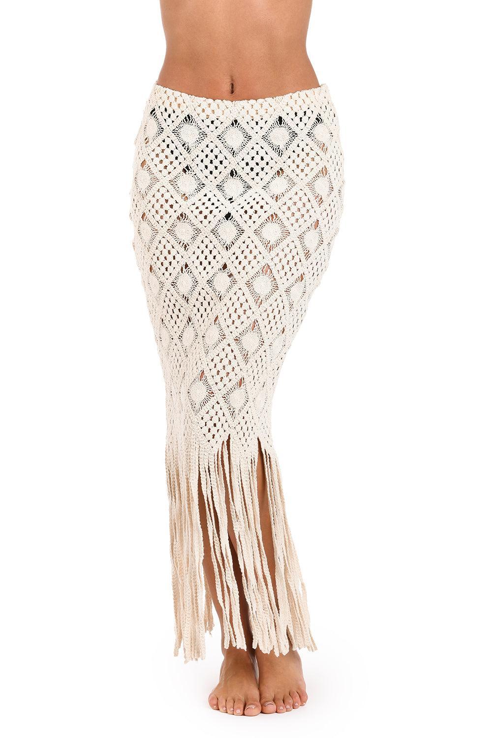 Marjorie Maxi Skirt-NATURAL-XS-CLOTHINGSWIM-L'AGENCE