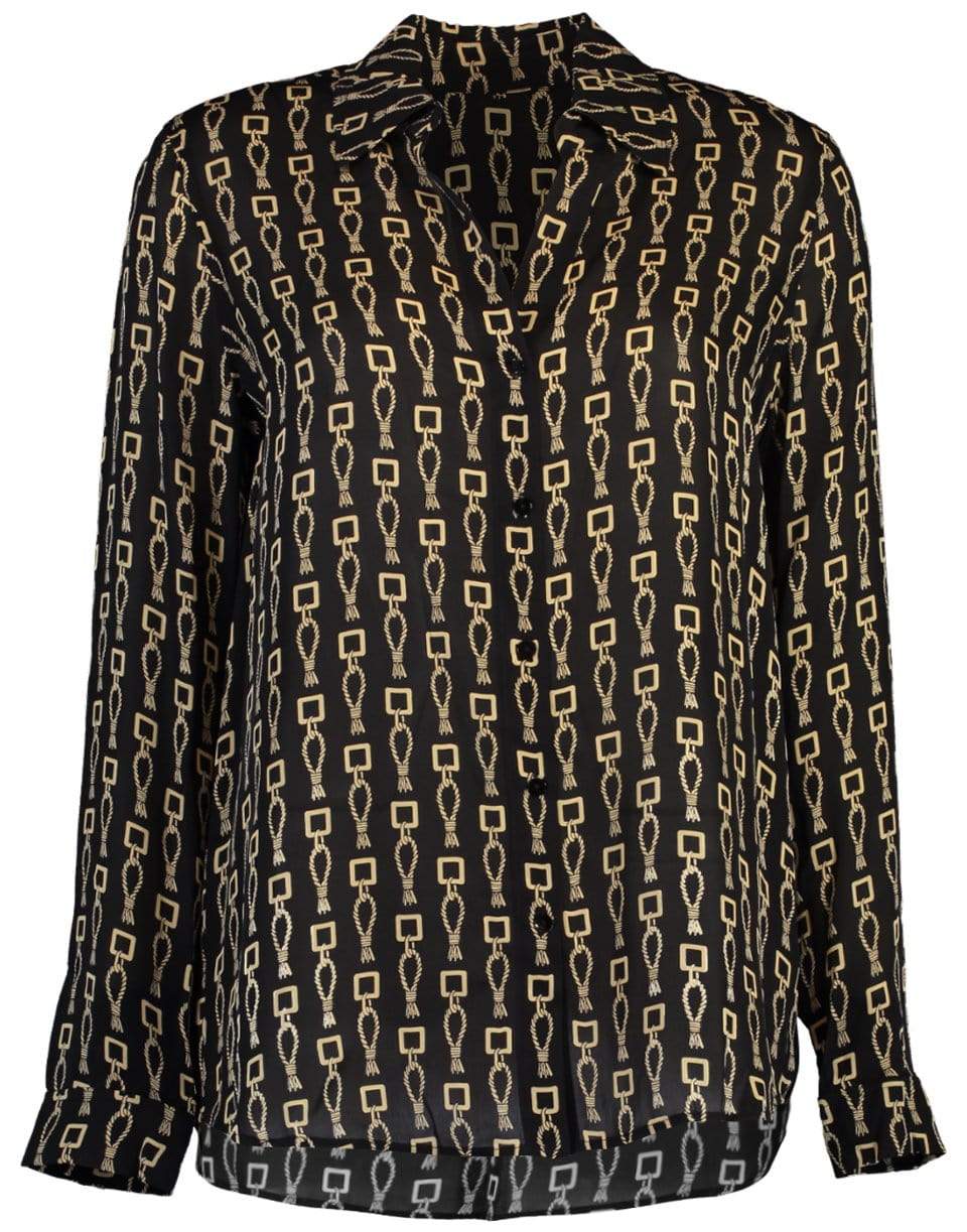 L'AGENCE-Nina Long Sleeve Blouse-